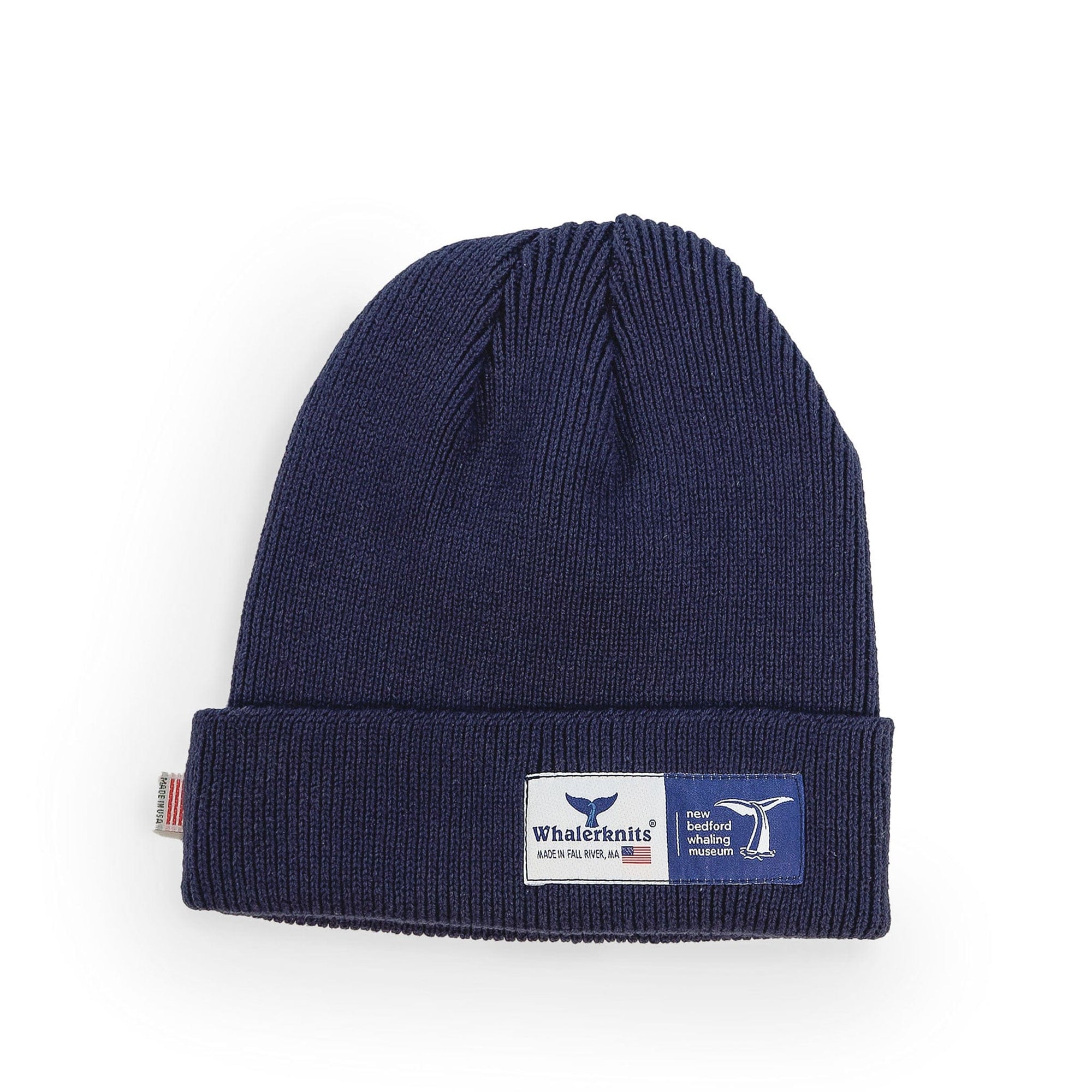 Whalerknits Beanies One Size / Navy New Bedford Whaling Museum Ltd. Collection Docksider Beanie