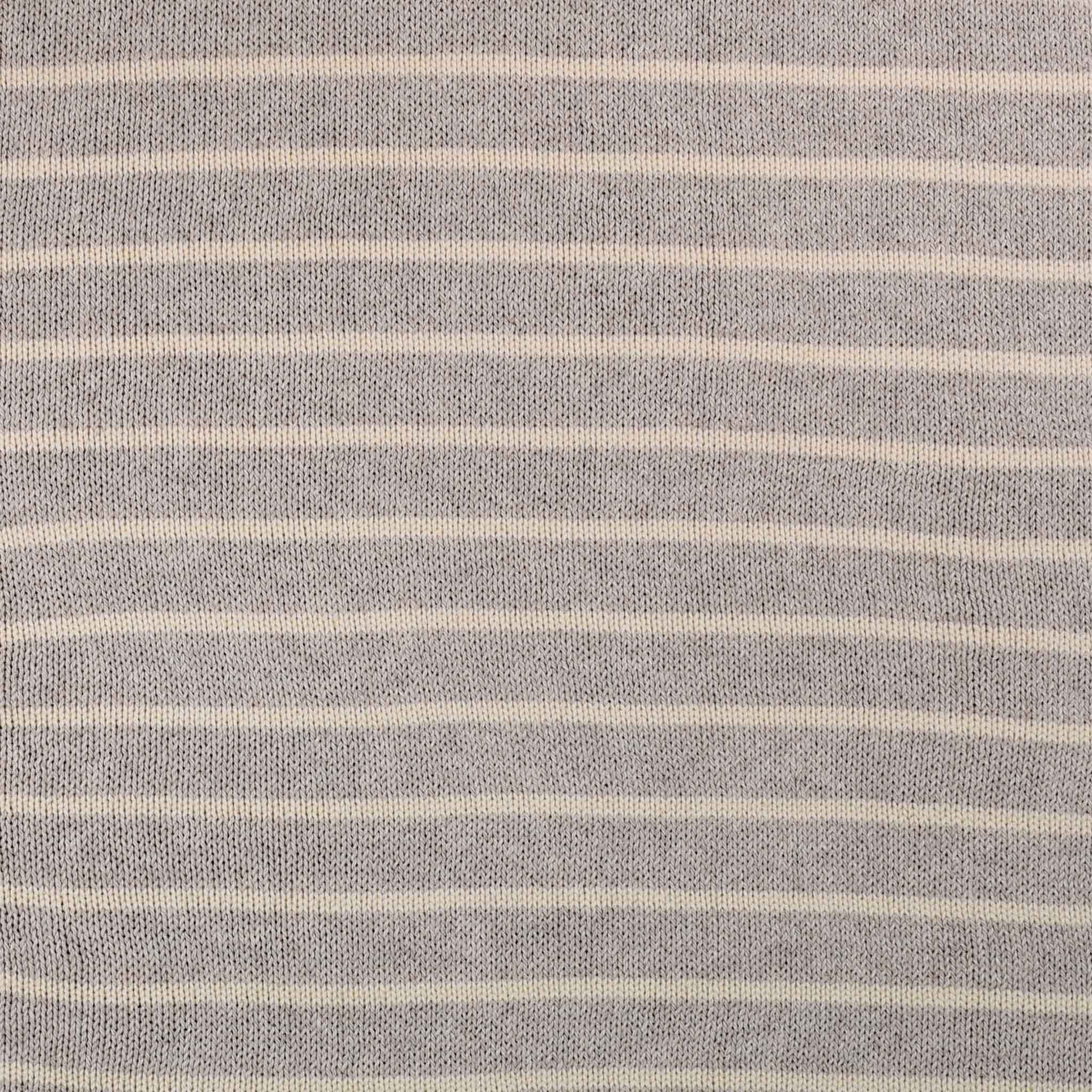 Whalerknits Blankets Linen & Natural Mariner Striped Blanket - 60" x 80"