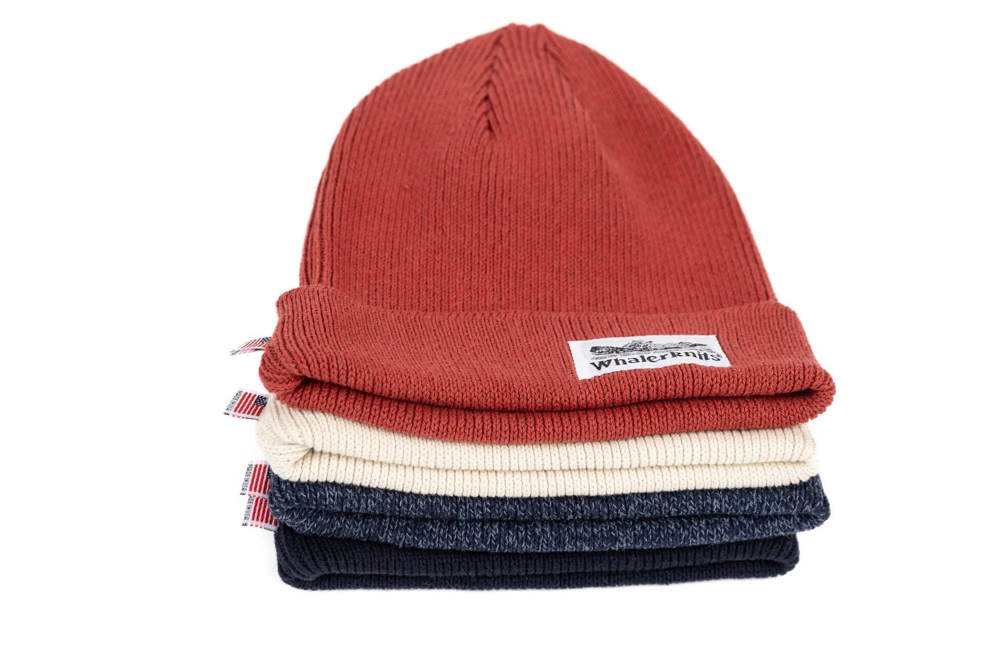 Whalerknits Hats Docksider - 100% Cotton Beanie - Made in USA