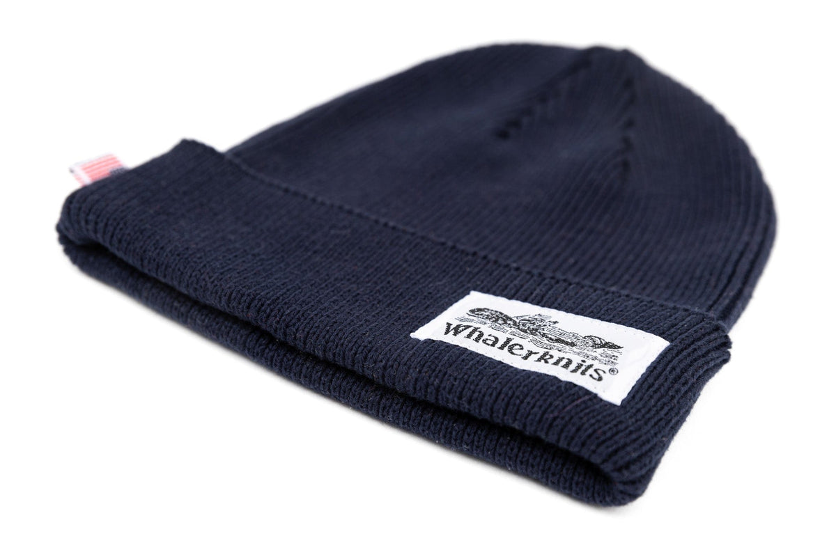 Whalerknits Hats Docksider - 100% Cotton Beanie - Made in USA
