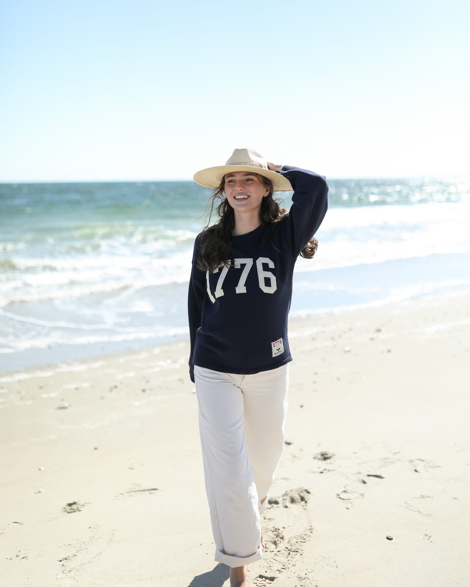 Whalerknits - New England Knitwear | American Made Knit Apparel & Blankets Sweaters 1776 HOMETOWN Sweater - Limited Collection