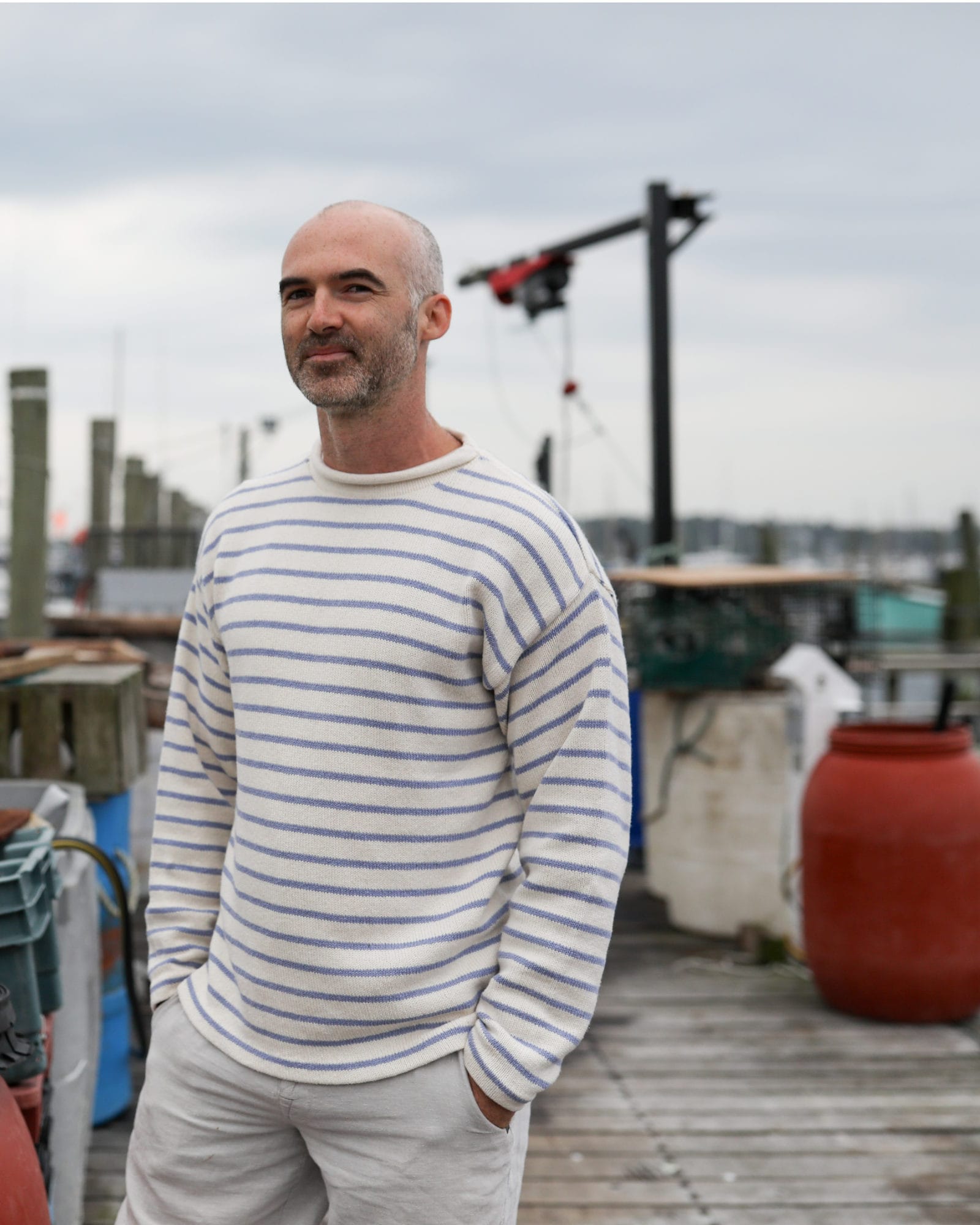 Whalerknits Shirts & Tops Chatham CM Jersey Crewneck Sweater
