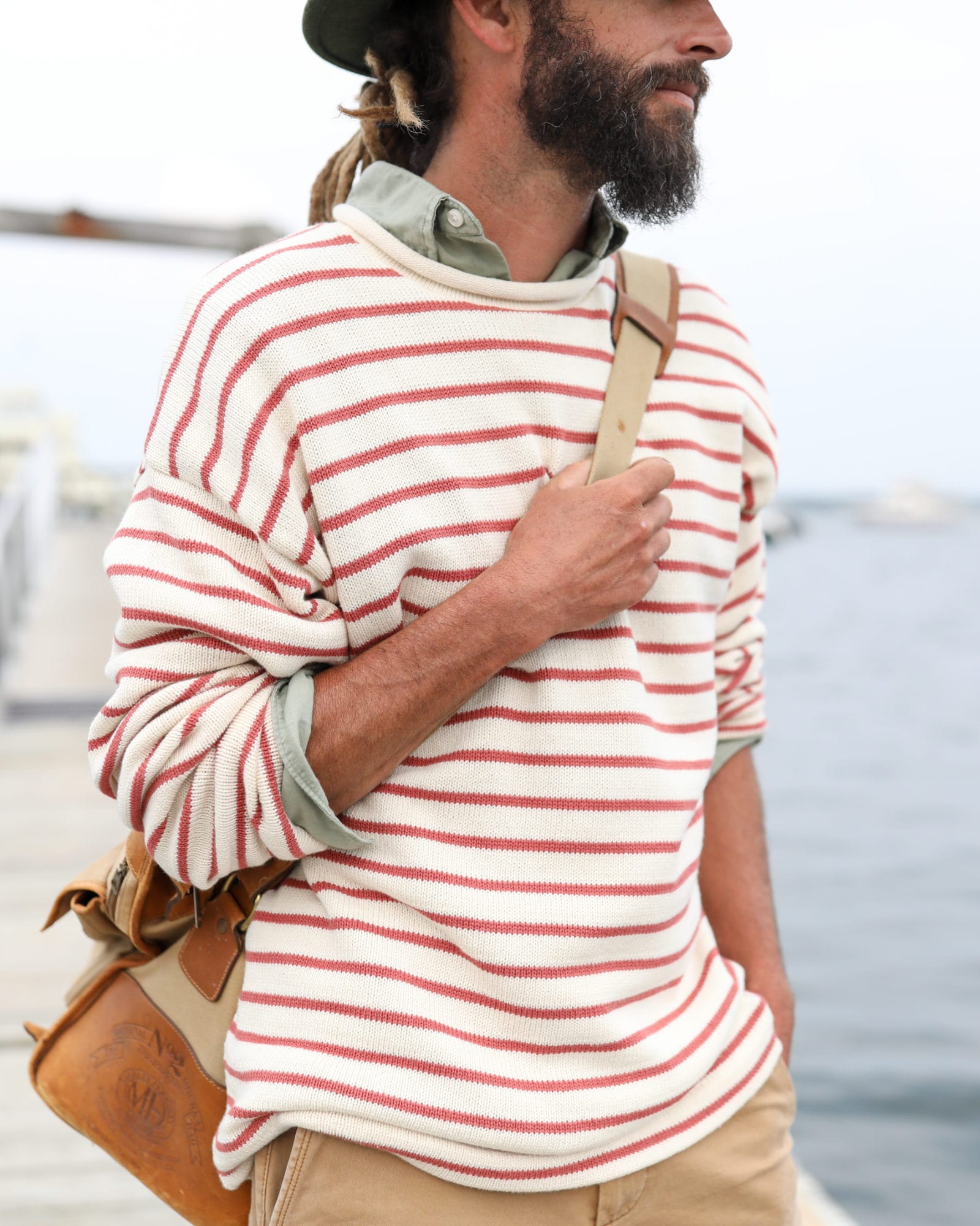 Whalerknits Shirts & Tops Chatham CM Jersey Crewneck Sweater