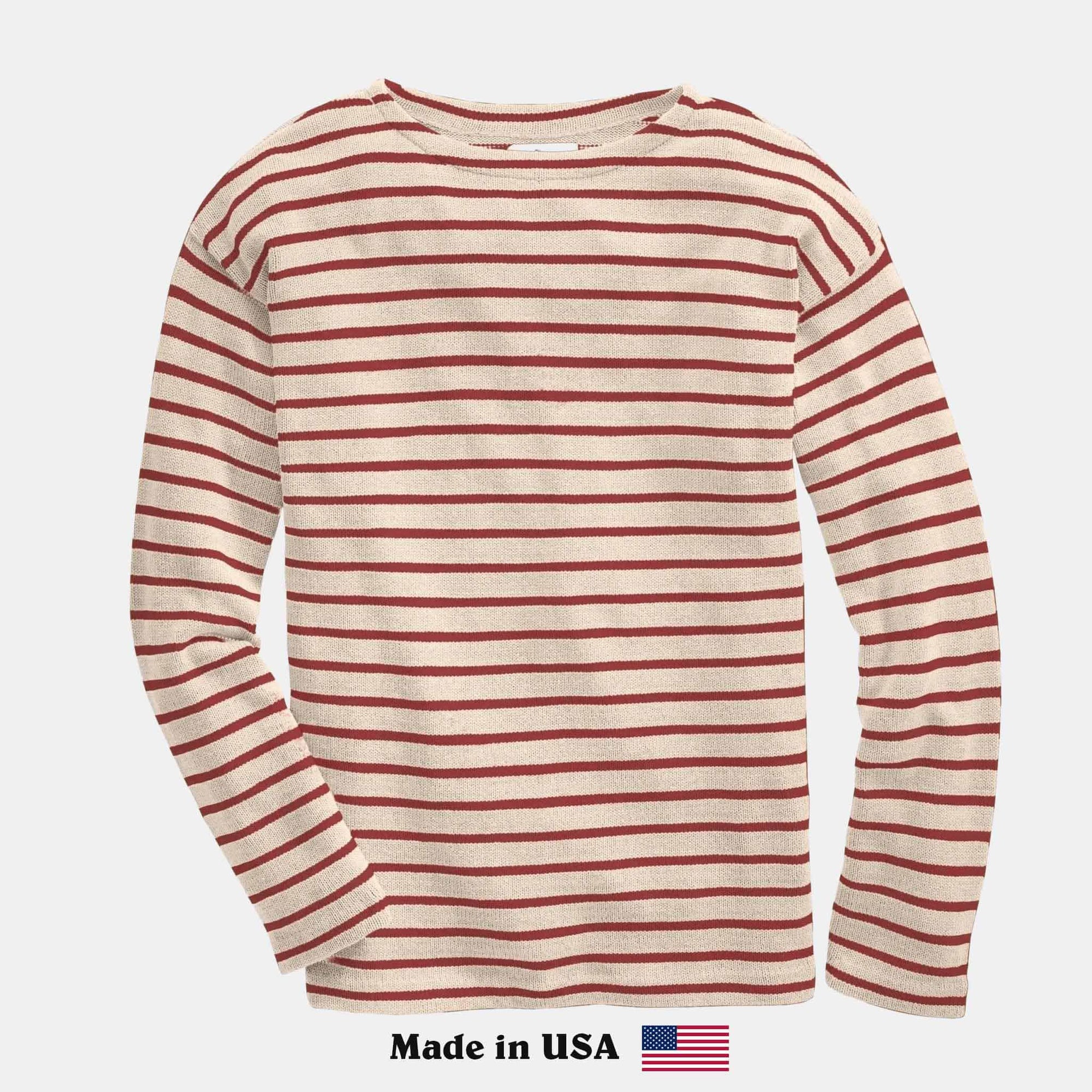 Whalerknits Shirts & Tops Nantucket Classic Boatneck Sweater