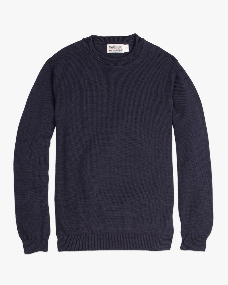 Whalerknits Shirts & Tops XS / Navy Chatham Crewneck Sweater