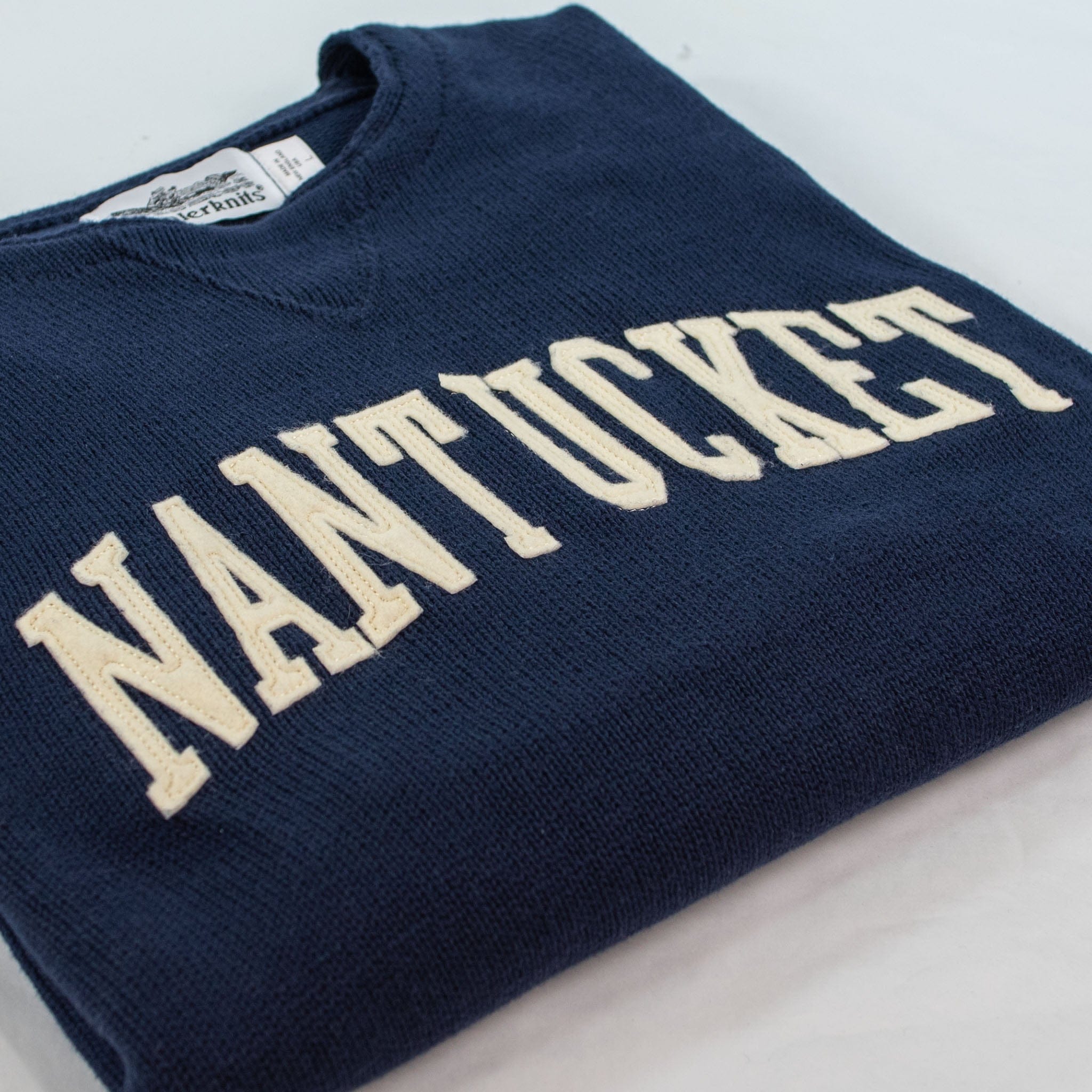 Whalerknits Sweaters Nantucket Hometown - Knit Sweatshirt Pullover