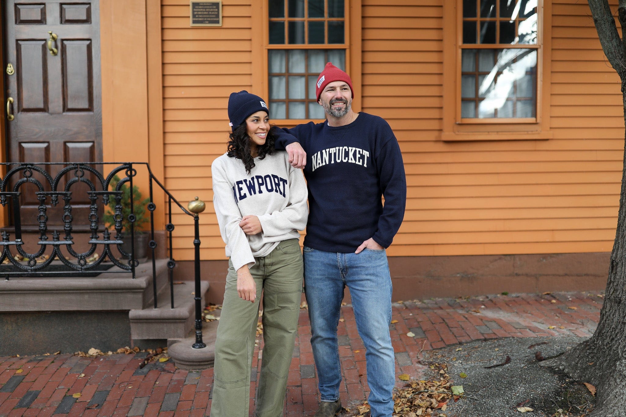 Whalerknits Sweaters Newport Hometown - Knit Sweatshirt Pullover