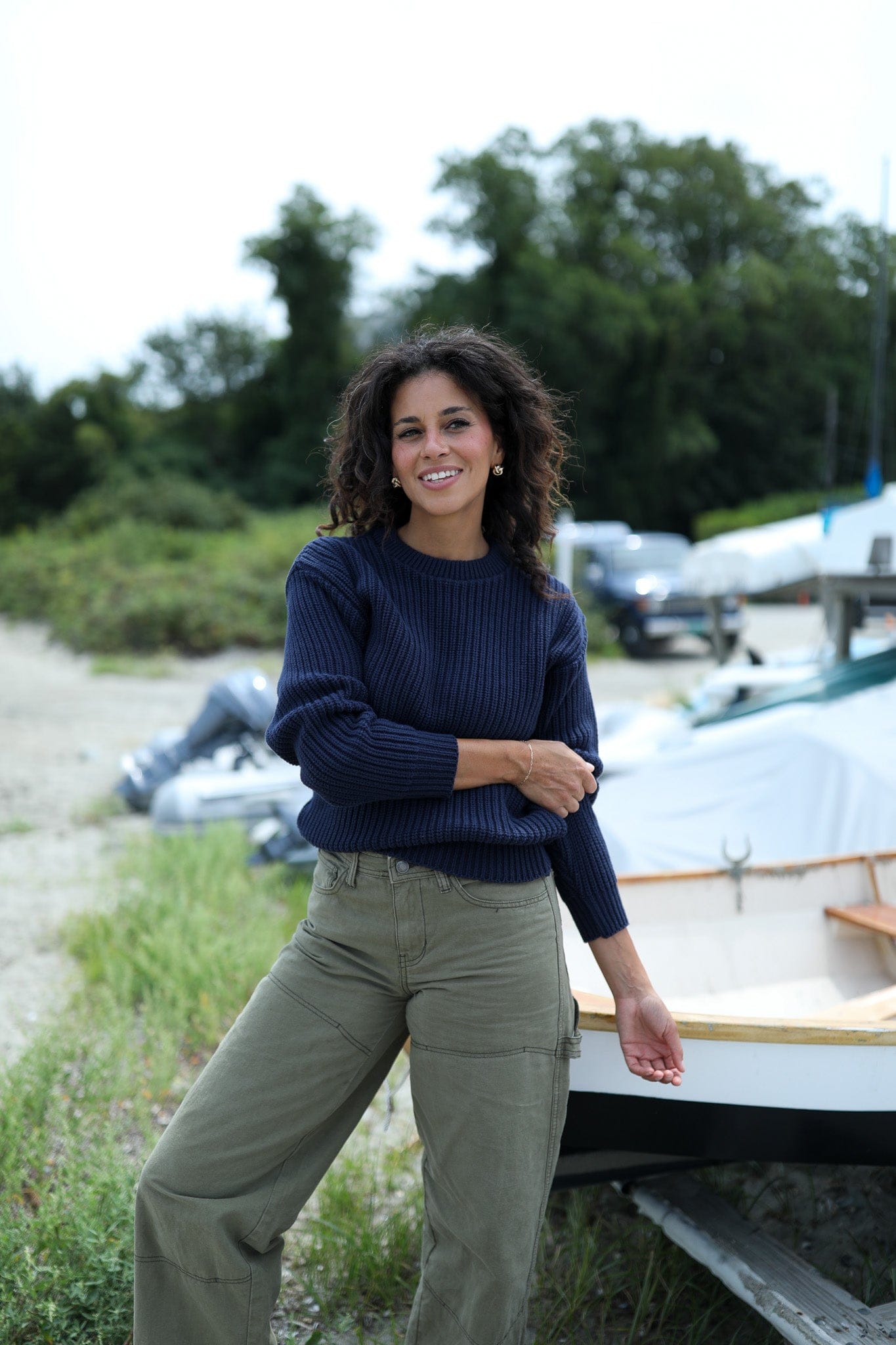 Whalerknits Sweaters Newport Shaker Knit Crewneck Sweater