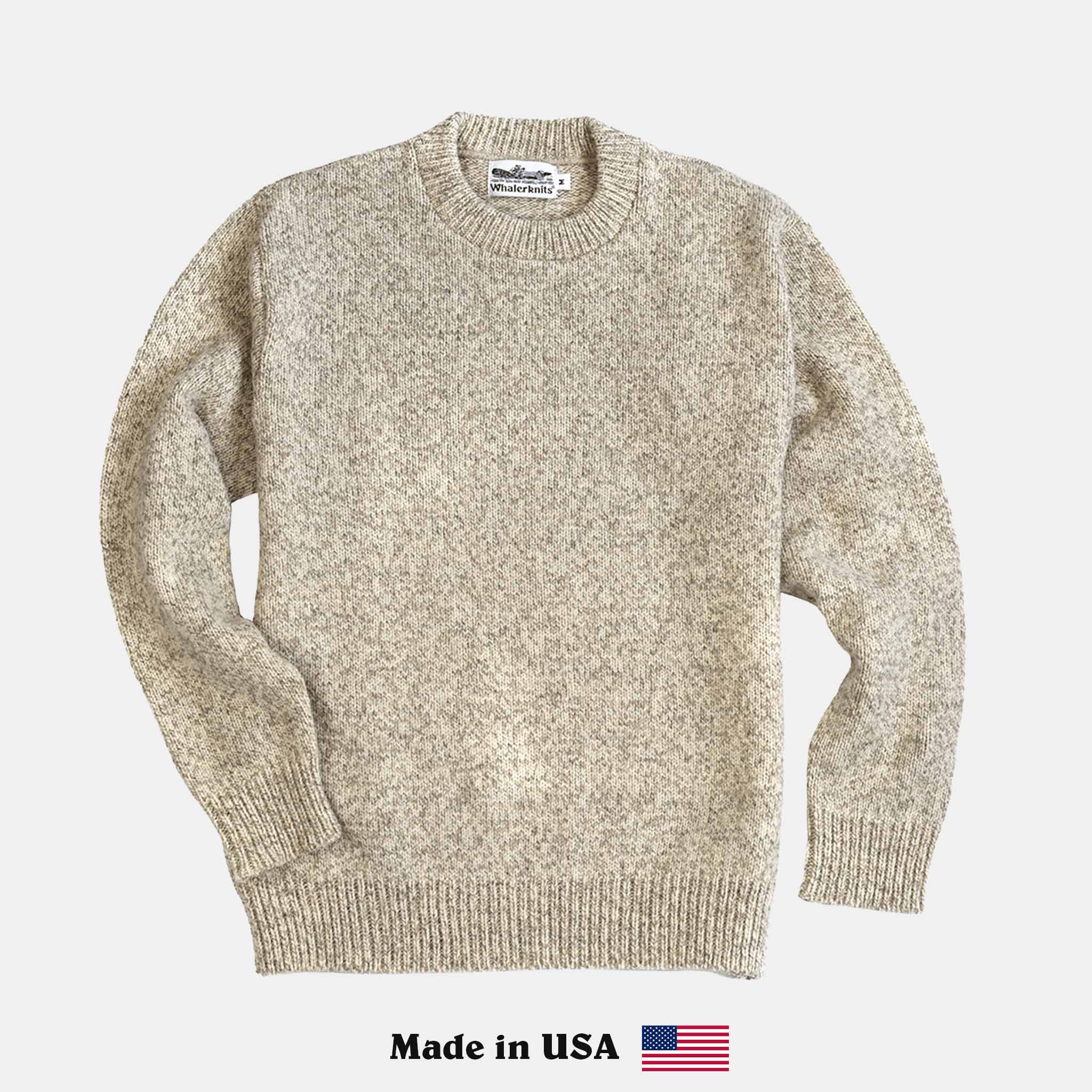 Wellfleet Wool Crewneck - Ragg Blend | Whalerknits