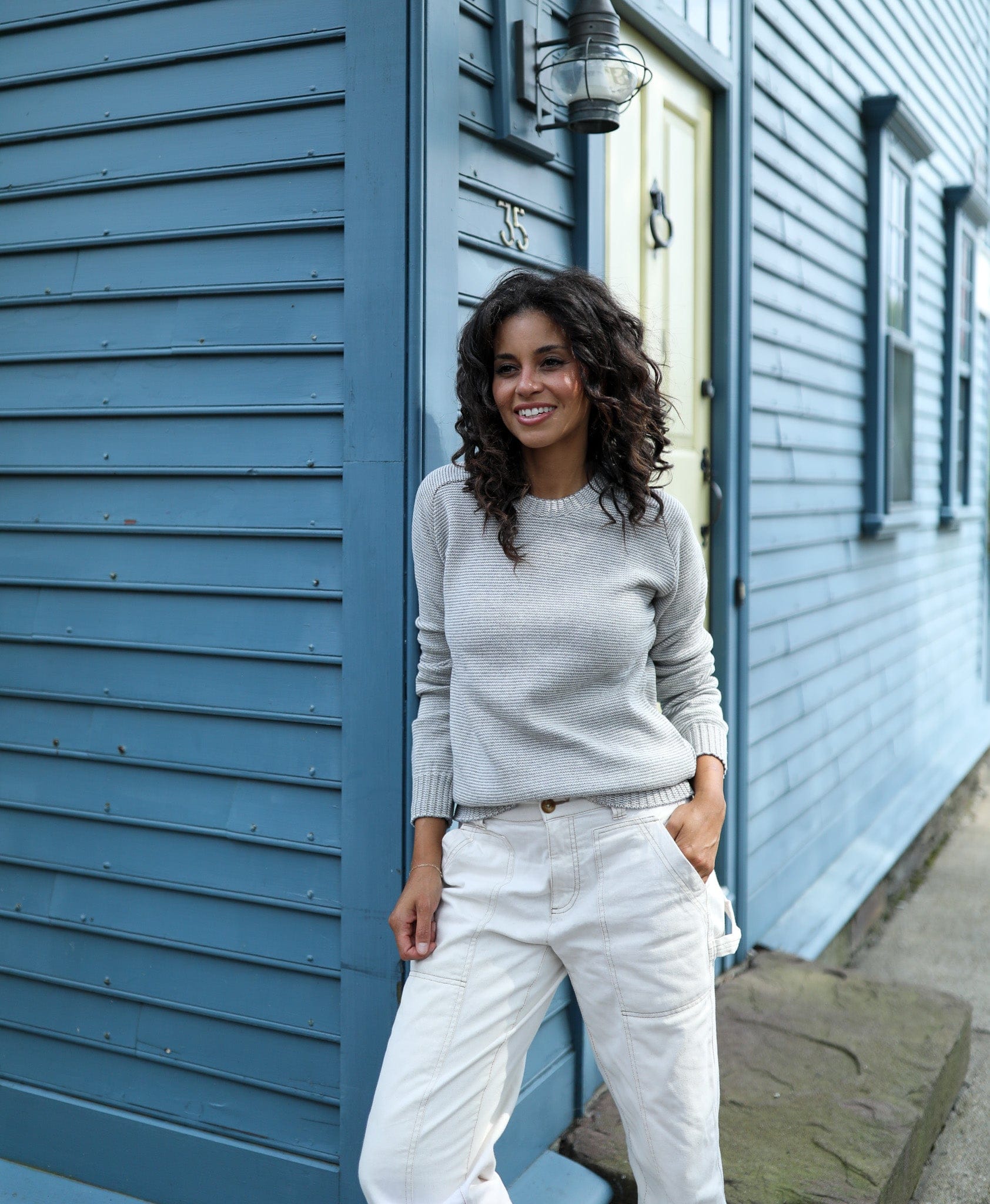 Whalerknits Sweaters Westport Crewneck Saddle Shoulder Pullover