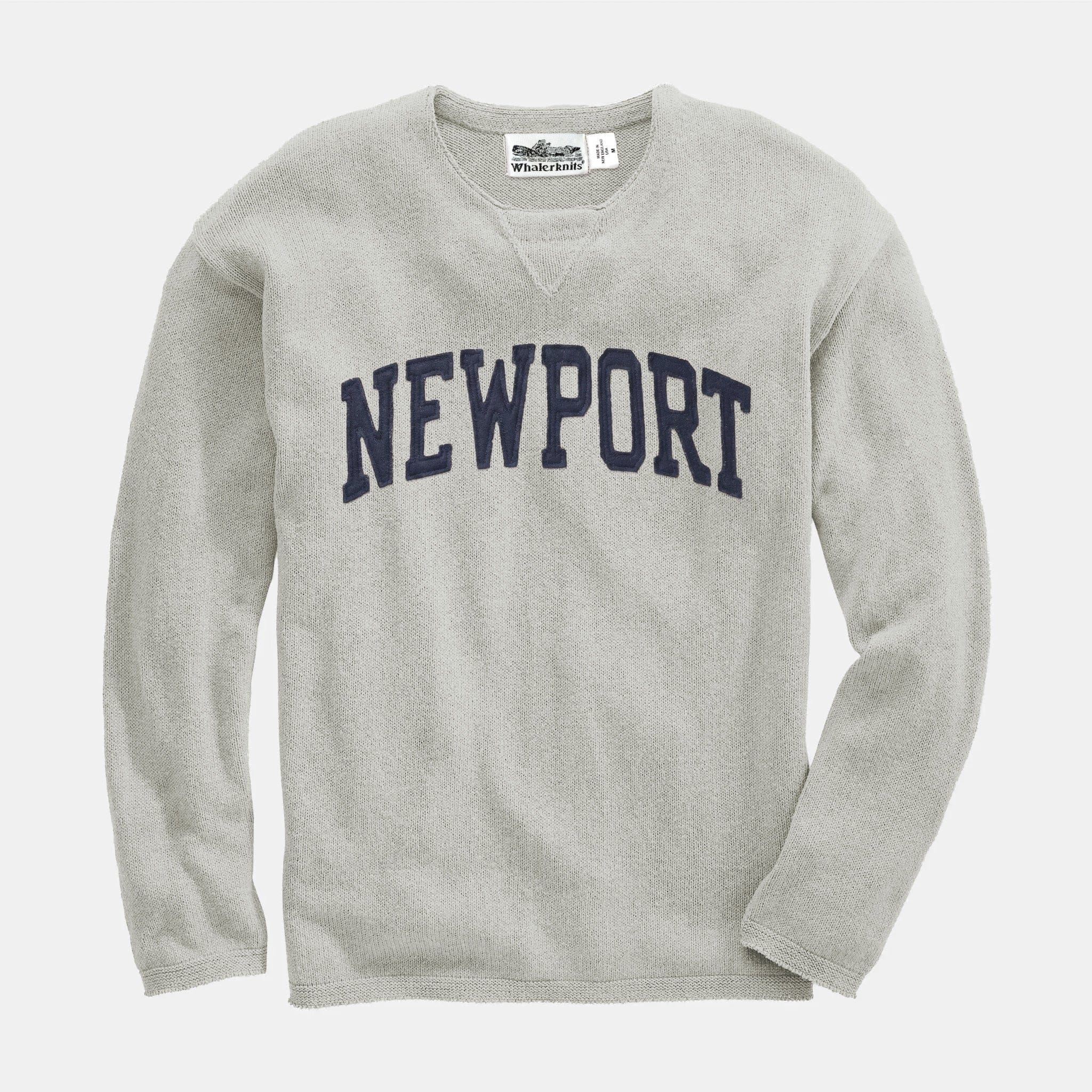 Whalerknits Sweaters XXS / Linen Newport Hometown - Knit Sweatshirt Pullover