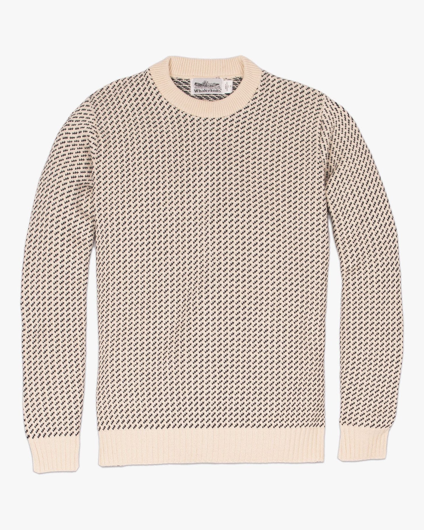 Sakonnet Birdseye Crewneck - Cotton Knit | Whalerknits