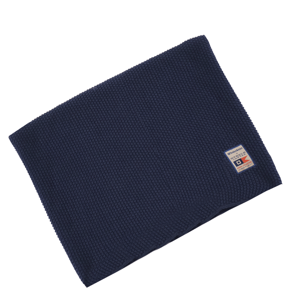 Whalerknits Throws Navy Whalerknits × Steele Canvas Signal Throw