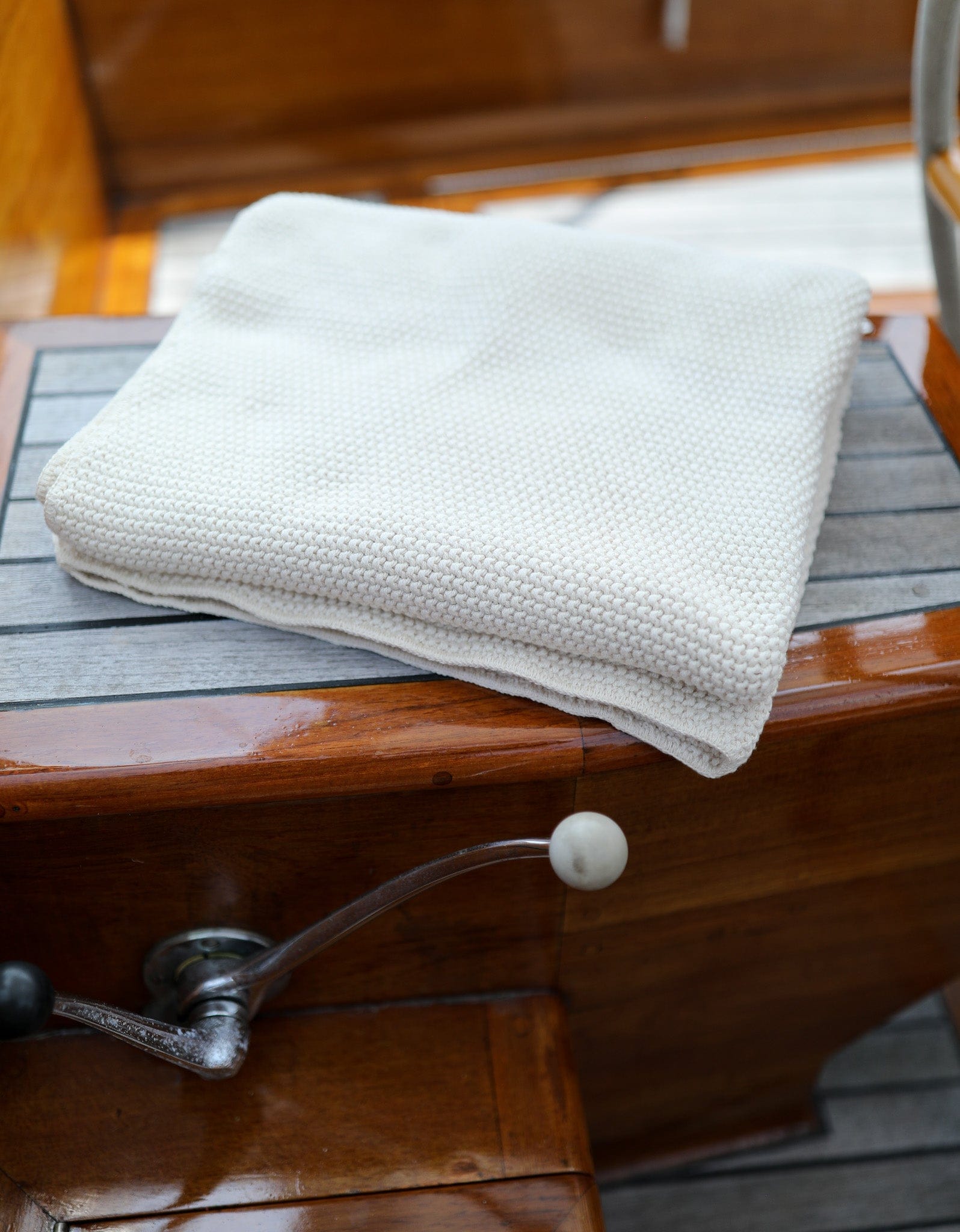 Whalerknits Throws Throw (40x60) Great American Blanket - Seed Stitch - Throw - 60" x 40"