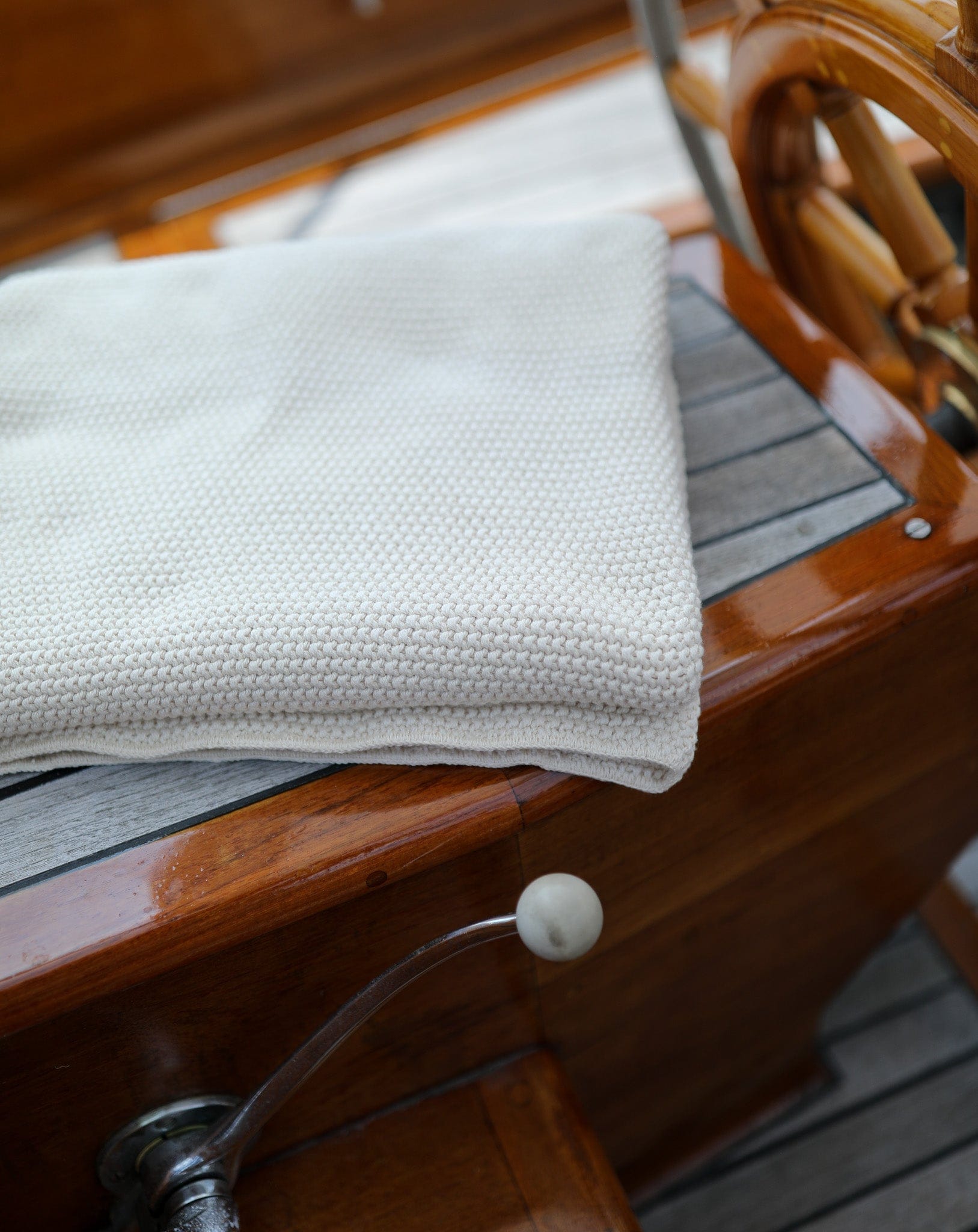 Whalerknits Throws Throw (40x60) Great American Blanket - Seed Stitch - Throw - 60" x 40"