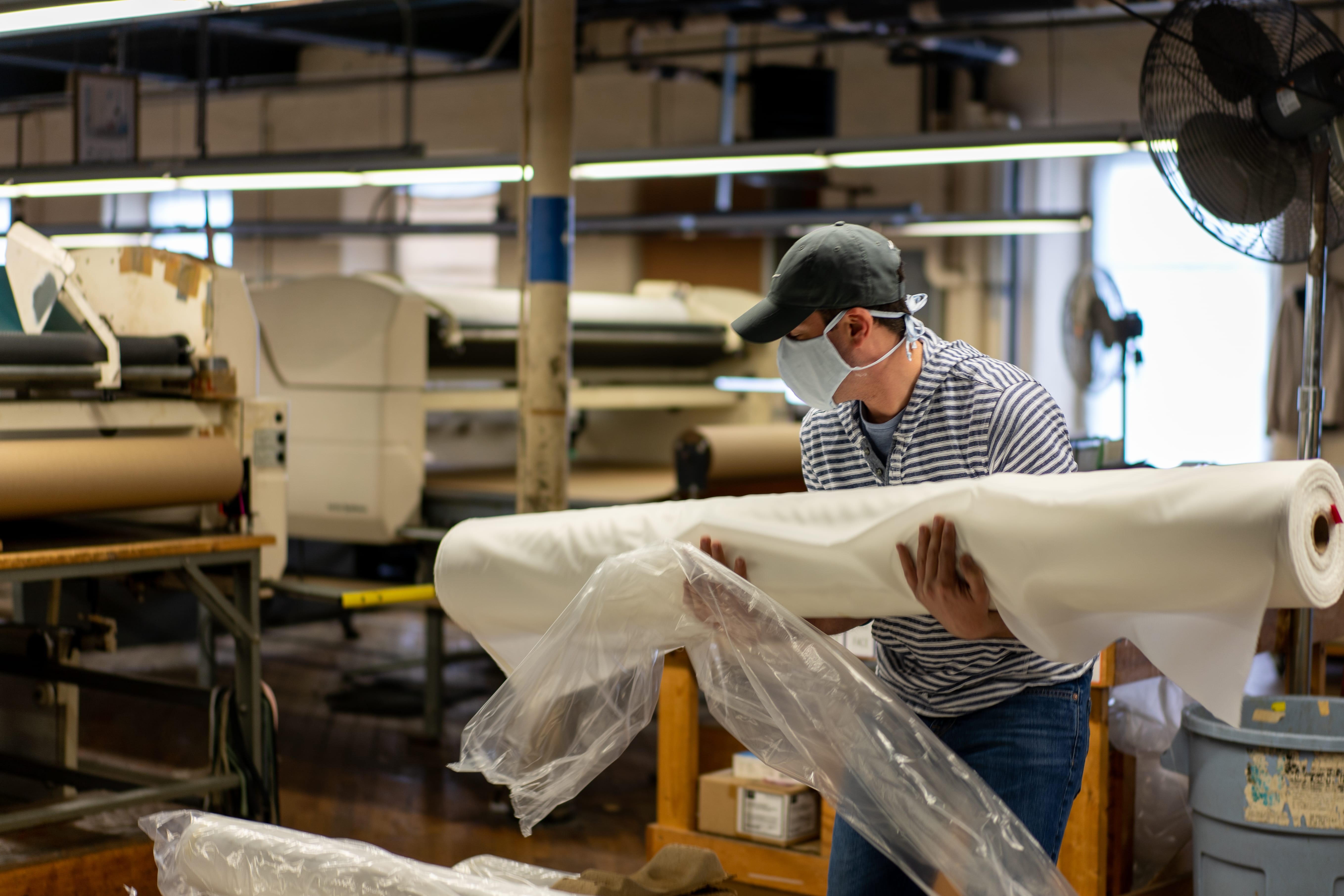 Fabric handling at the mill