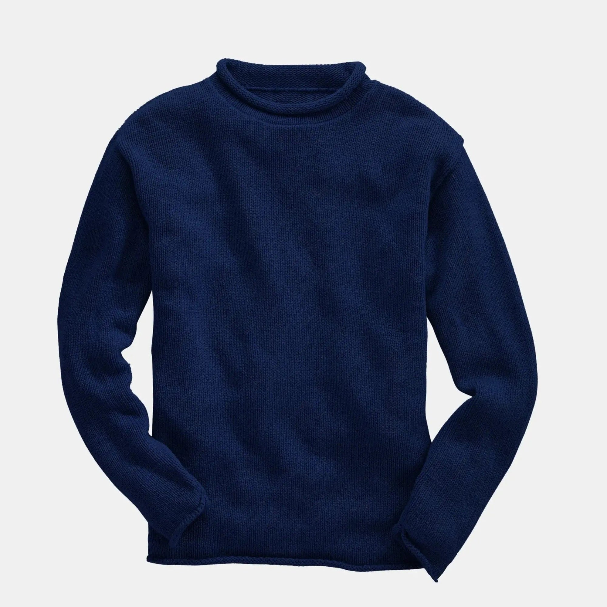 Whalerknits Sweaters XXS / NAVY Wellfleet Rollneck Sweater #Color_Navy