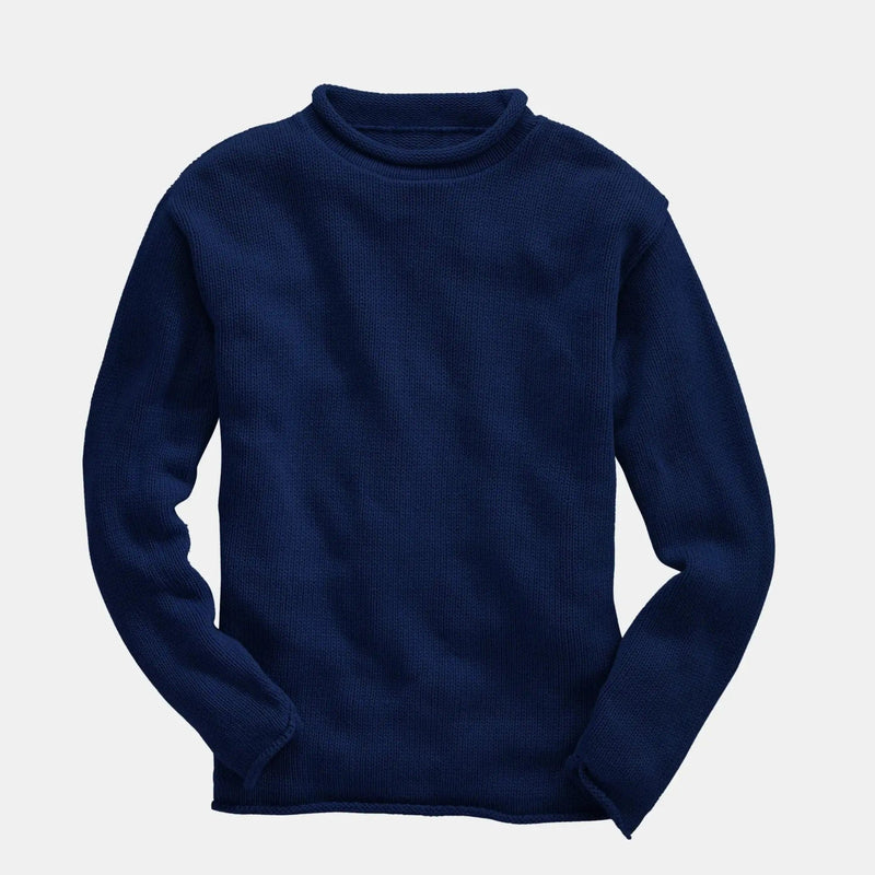 Whalerknits Sweaters XXS / NAVY Wellfleet Rollneck Sweater #Color_Navy