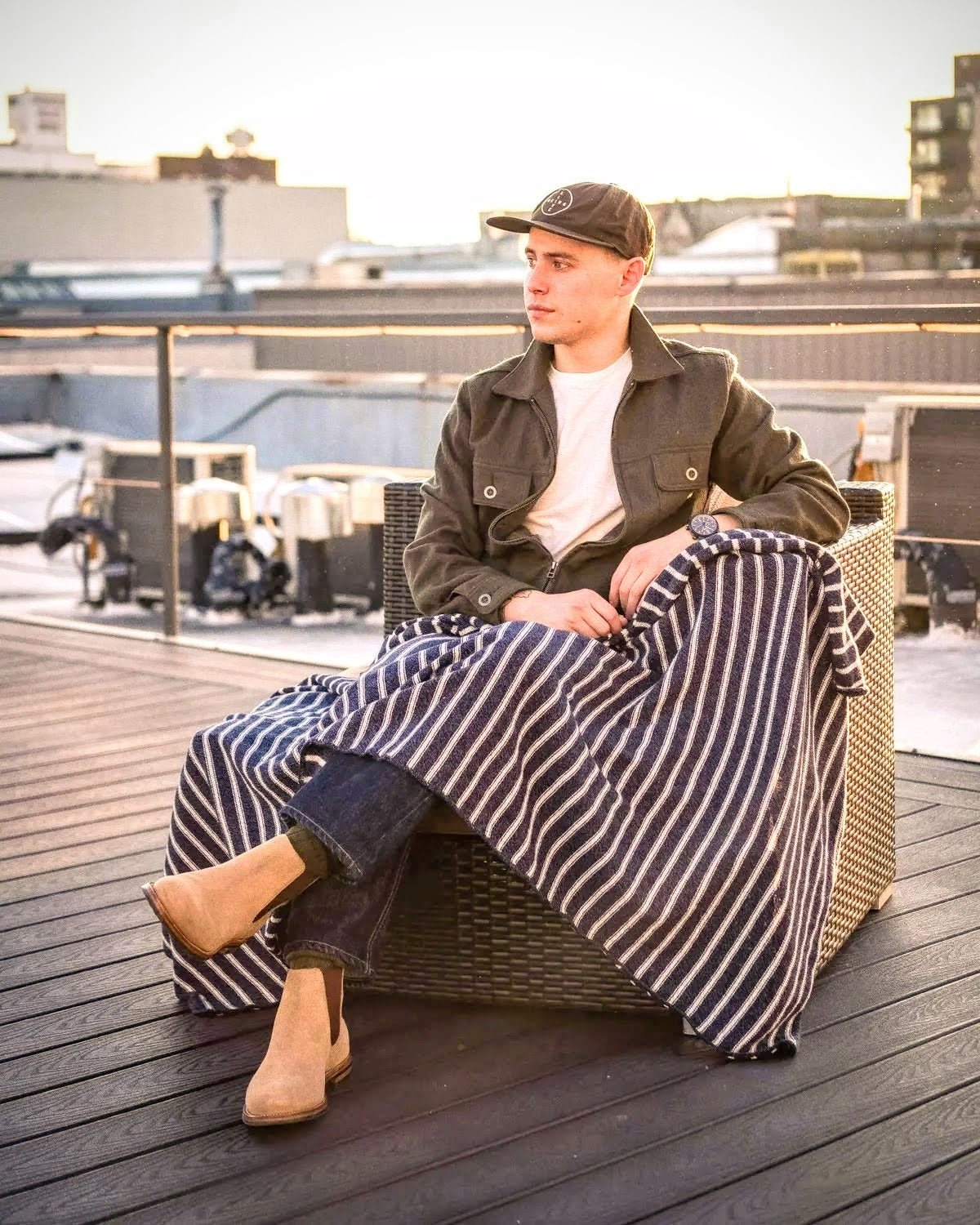 Mariner Blanket - Whalerknits - USA made Knit Products