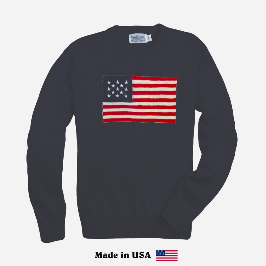 Bristol - American Flag Crewneck - Made in USA