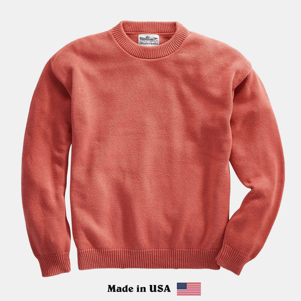 Chatham Classic Jersey Crewneck Sweater - Whalerknits - USA made Knit Products