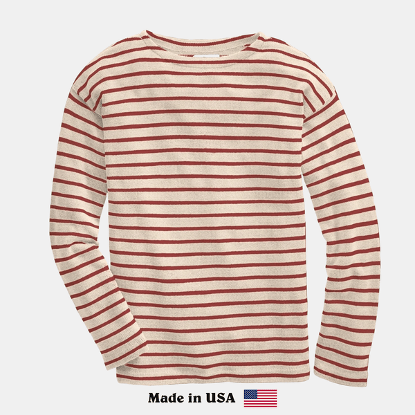 Nantucket Classic Boatneck Sweater - Whalerknits - USA made Knit Products