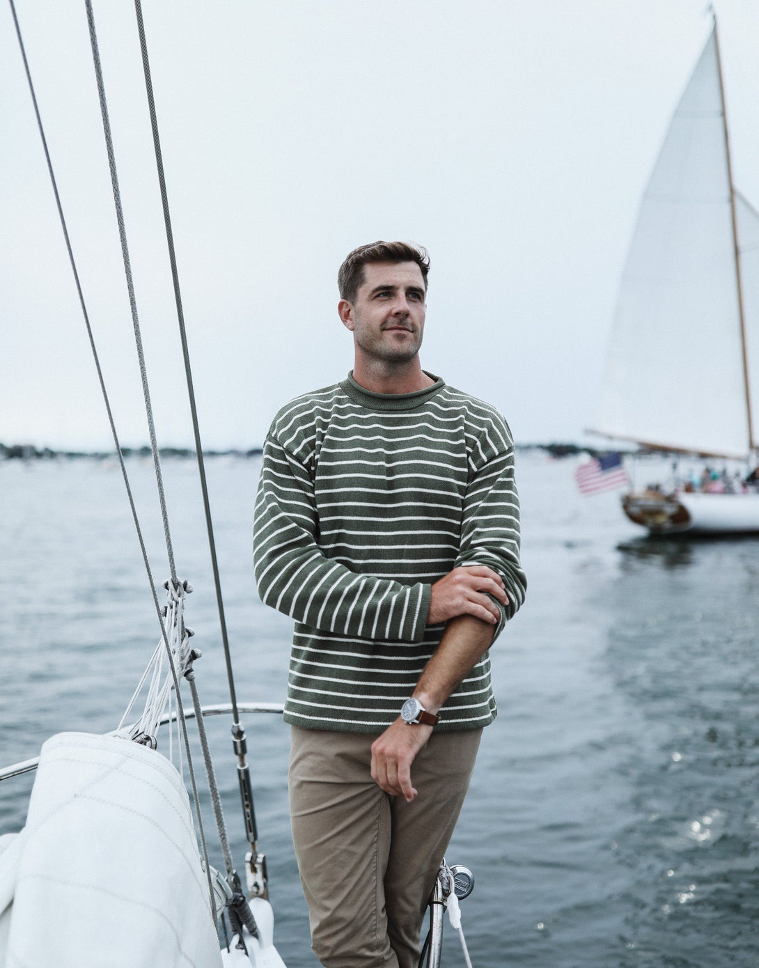 Nantucket Rollneck Sweater - Whalerknits - New England Knitwear | American Made Knit Apparel & Blankets