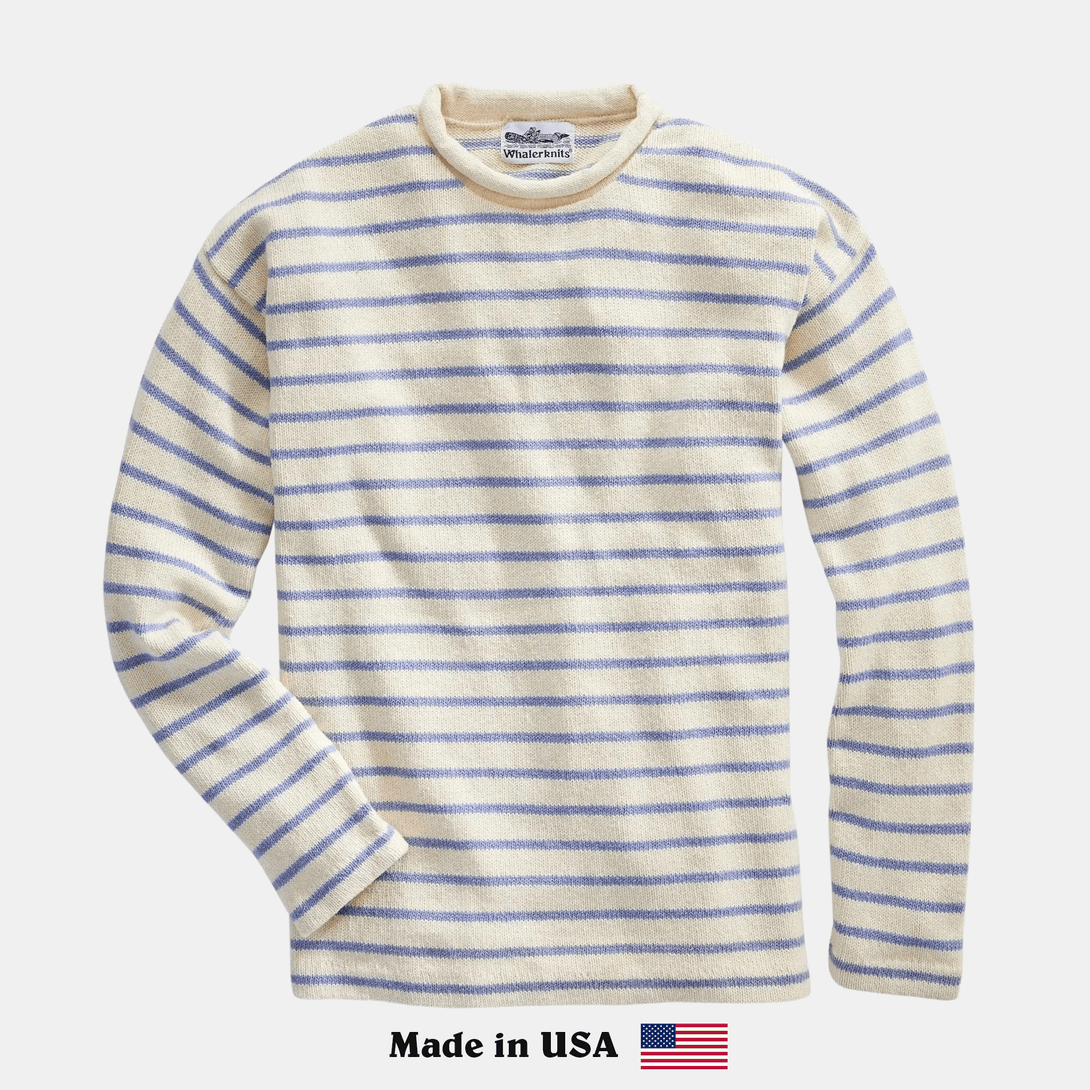 Nantucket Rollneck Sweater - Whalerknits - USA made Knit Apparel & Homegoods