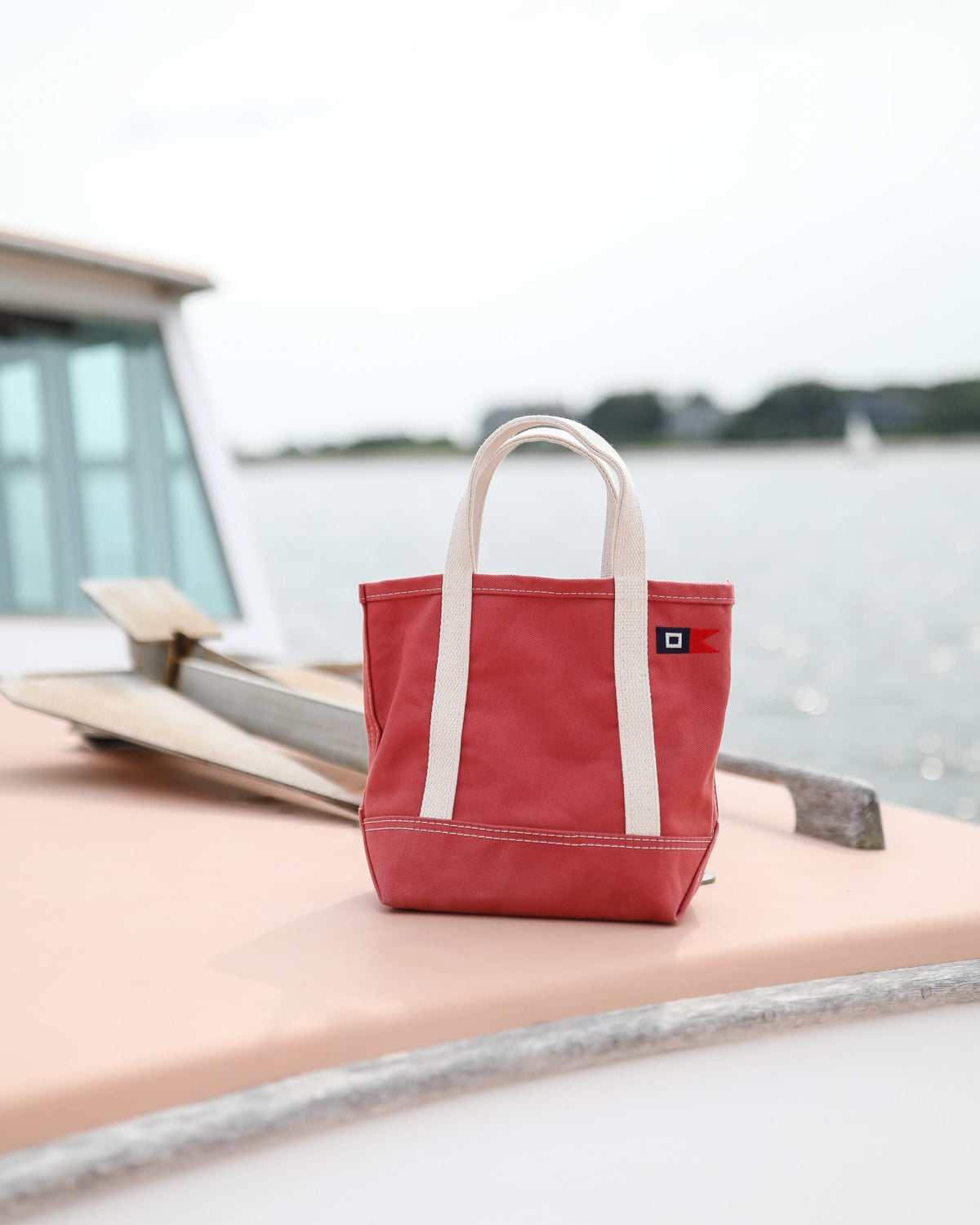 Steele Canvas Tote Bags Nantucket Red Whalerknits × Steele Canvas Signal Mini Tote