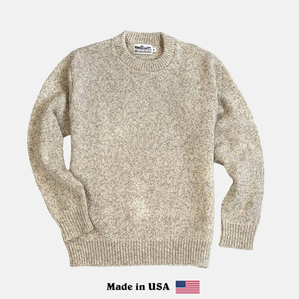 Wellfleet Classic Crewneck Jersey - Wool Blend - Whalerknits - New England Knitwear | American Made Knit Apparel & Blankets