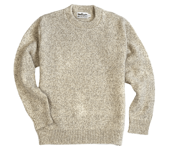 Wellfleet Classic Crewneck Jersey - Wool Blend - Whalerknits - USA made Knit Products