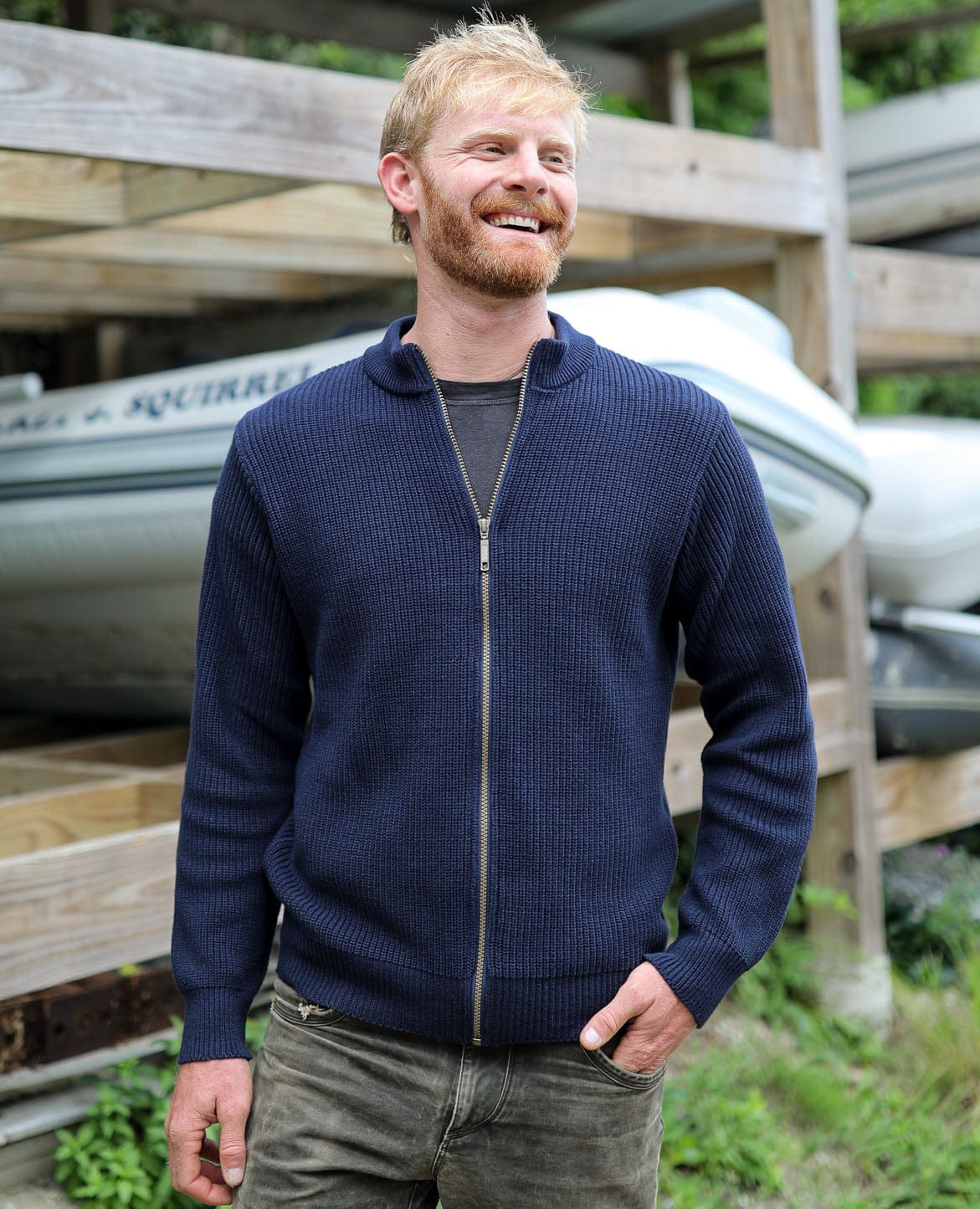 Whalerknits Cardigans Cuttyhunk Full-Zip Cardigan