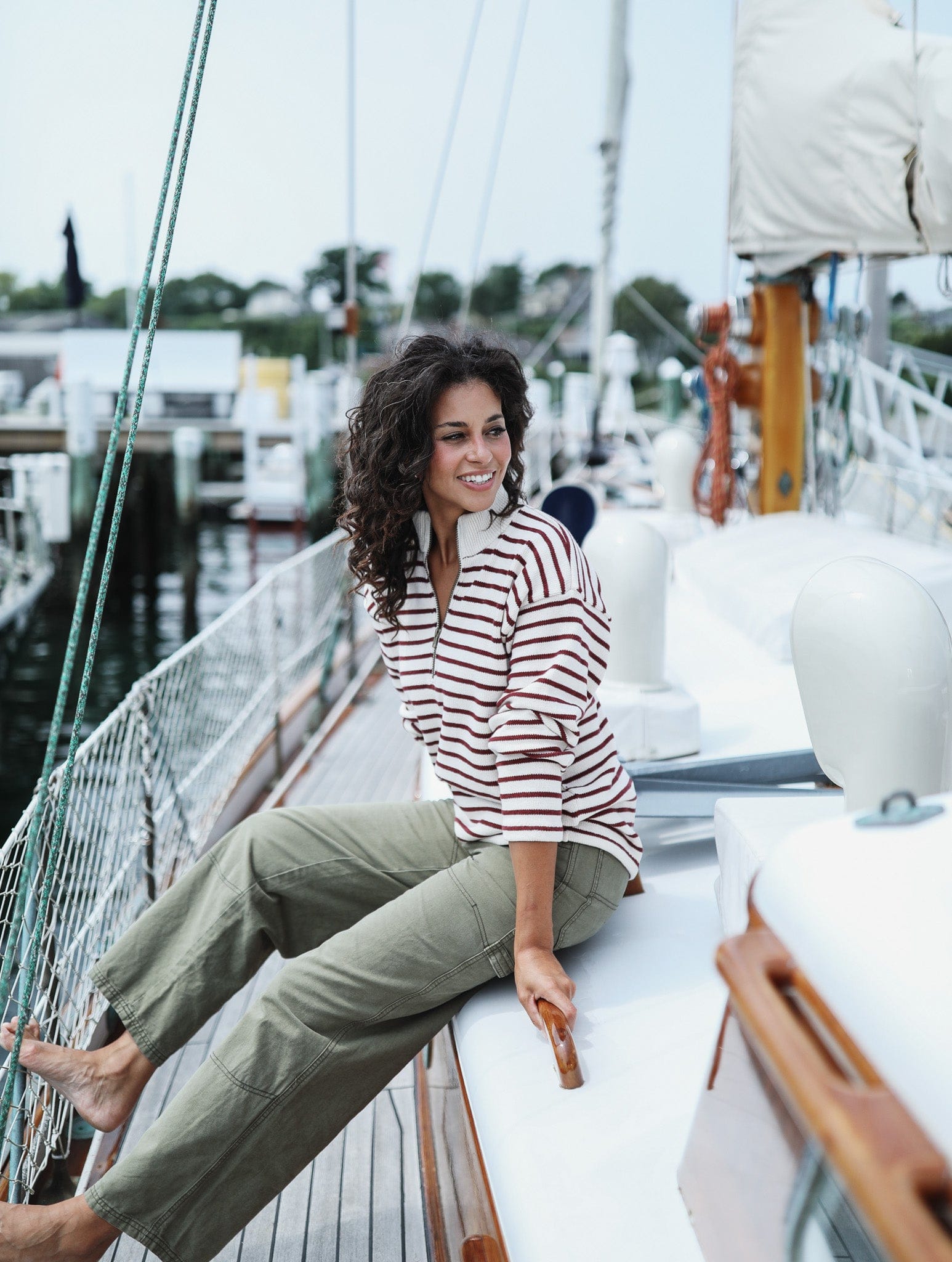 Whalerknits Shirts & Tops Nantucket Classic 1/4 Zip Sweater