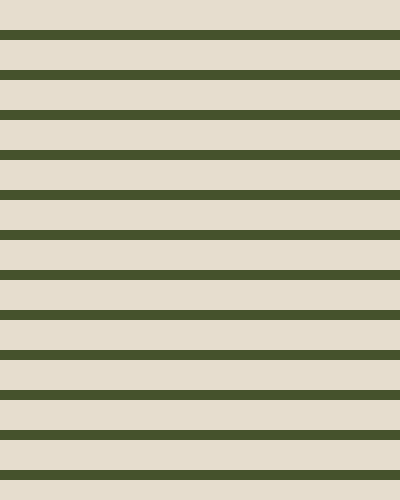 Whalerknits Nantucket Classic Boatneck Sweater: Natural color swatch with narrow olive horizontal stripes. #Color_Natural / Olive