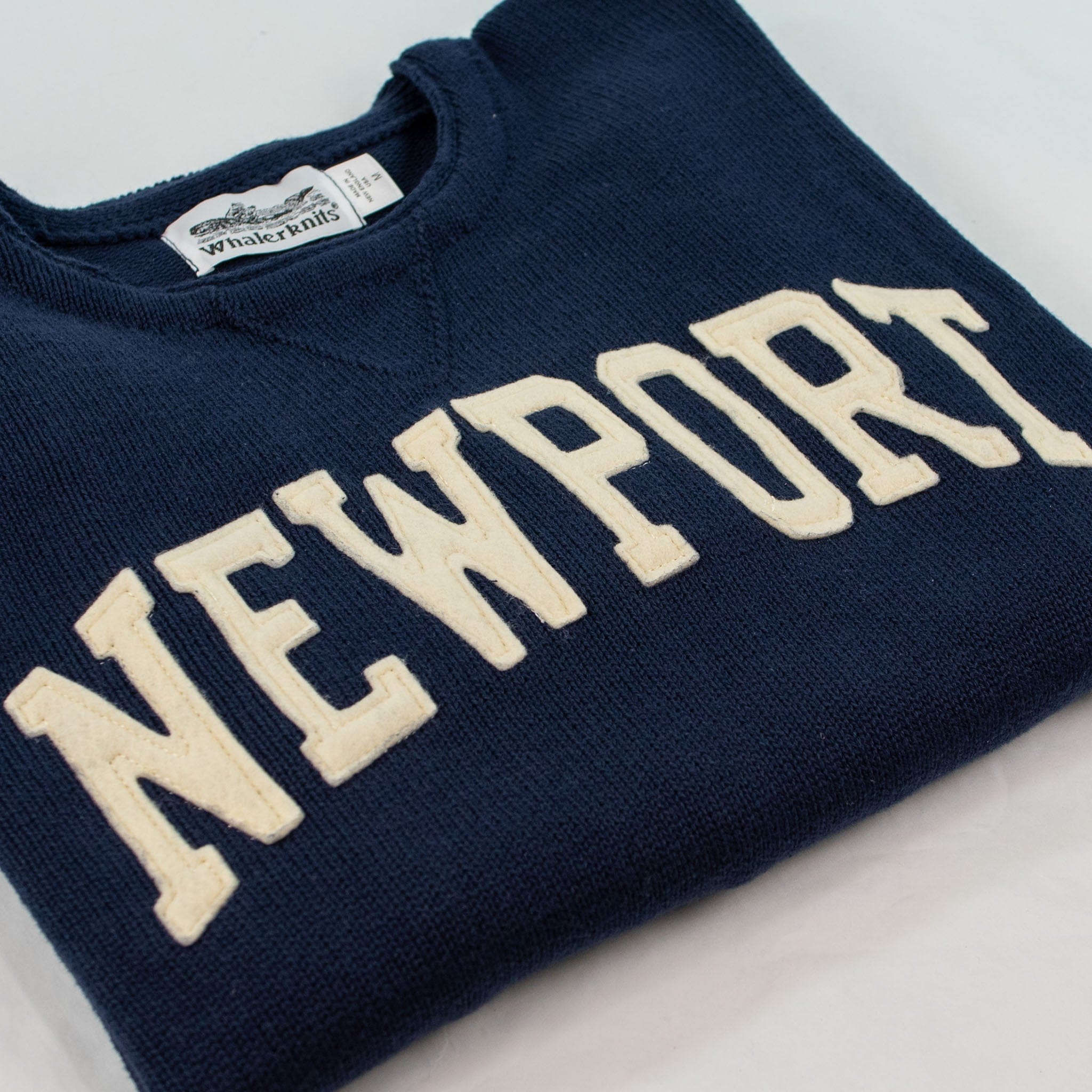 Whalerknits Sweaters Newport Hometown - Knit Sweatshirt Pullover