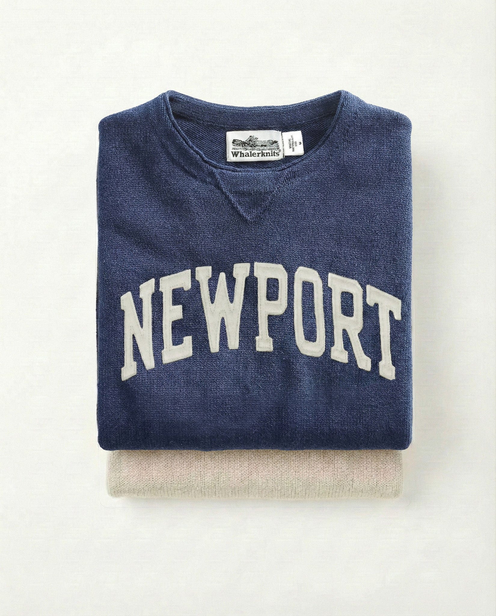 Whalerknits Sweaters Newport Hometown - Knit Sweatshirt Pullover