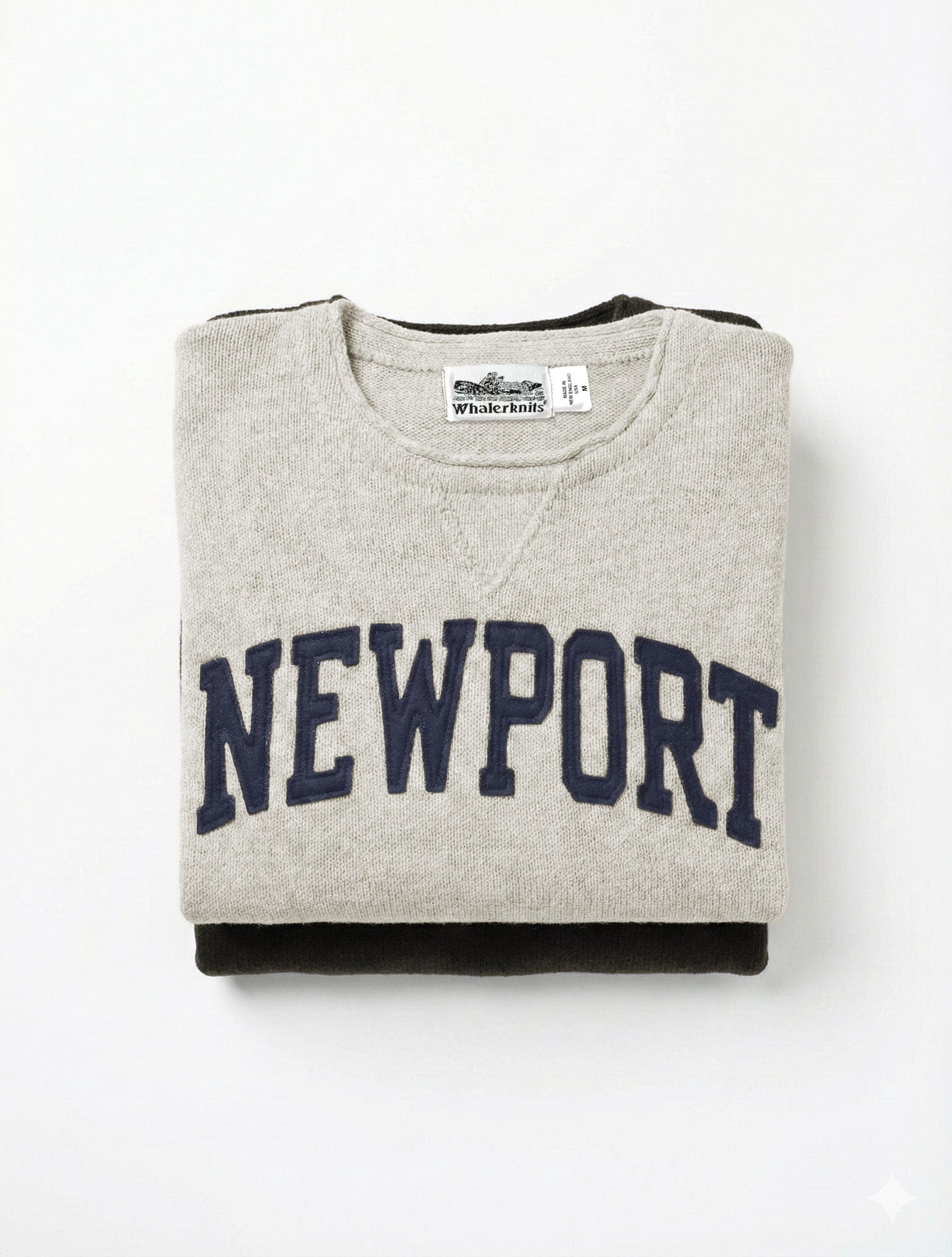Whalerknits Sweaters Newport Hometown - Knit Sweatshirt Pullover