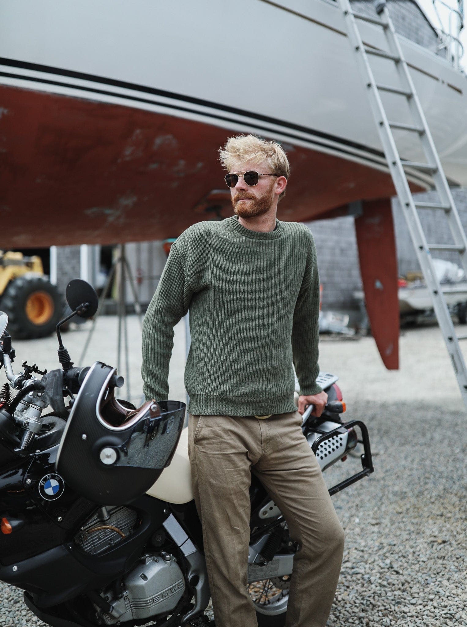 Newport Shaker Knit Cotton Crewneck Sweater | Made in USA