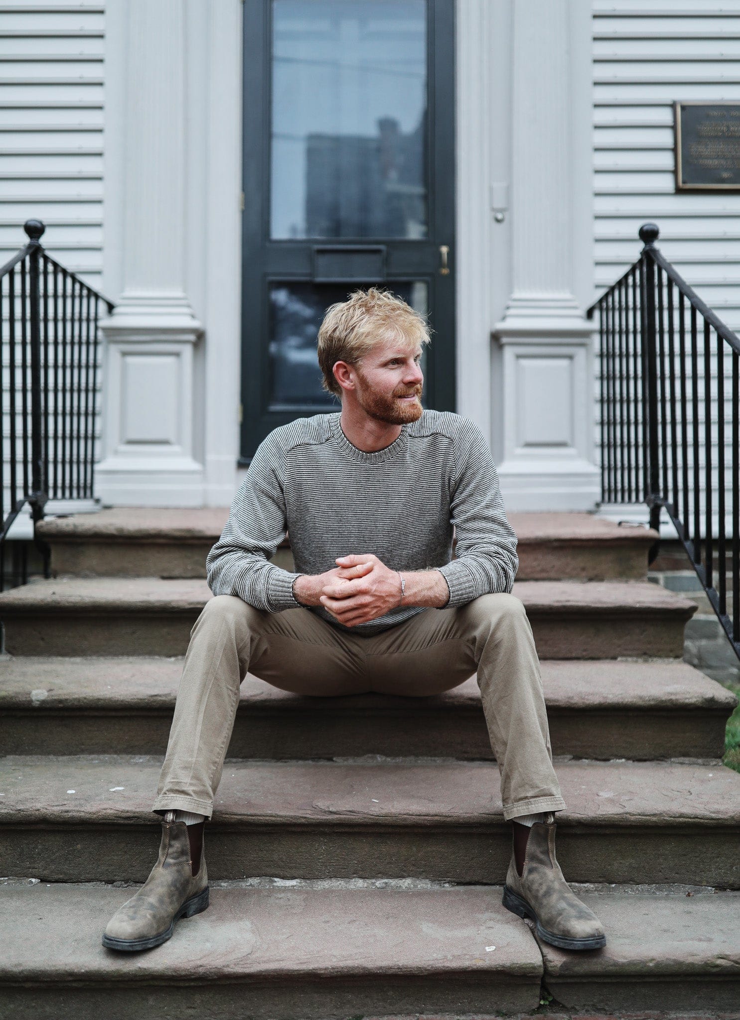 Whalerknits Sweaters Westport Crewneck Saddle Shoulder Pullover