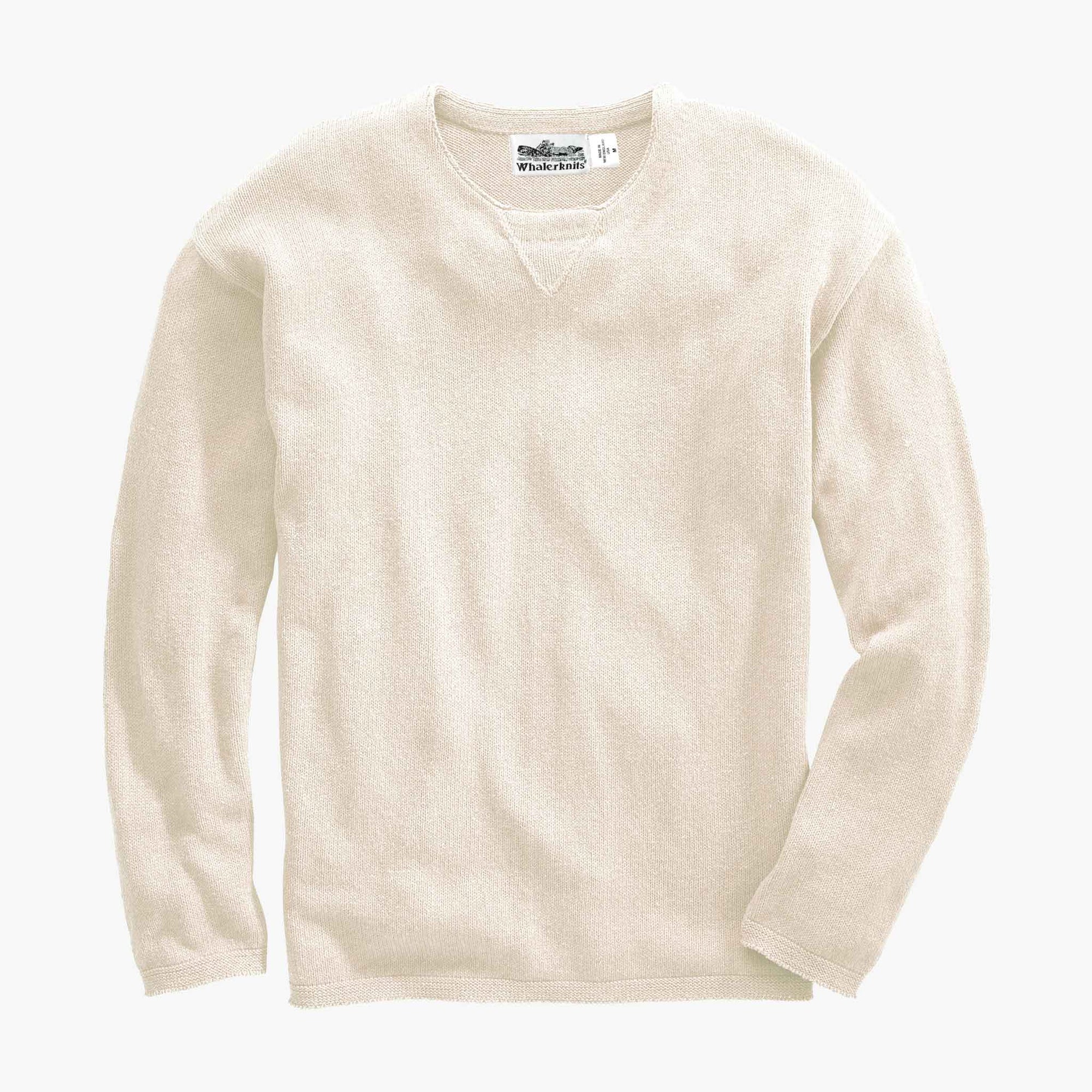 Whalerknits Sweaters XS / Natural Chatham Jersey Sweatshirt Pullover #Color_Natural