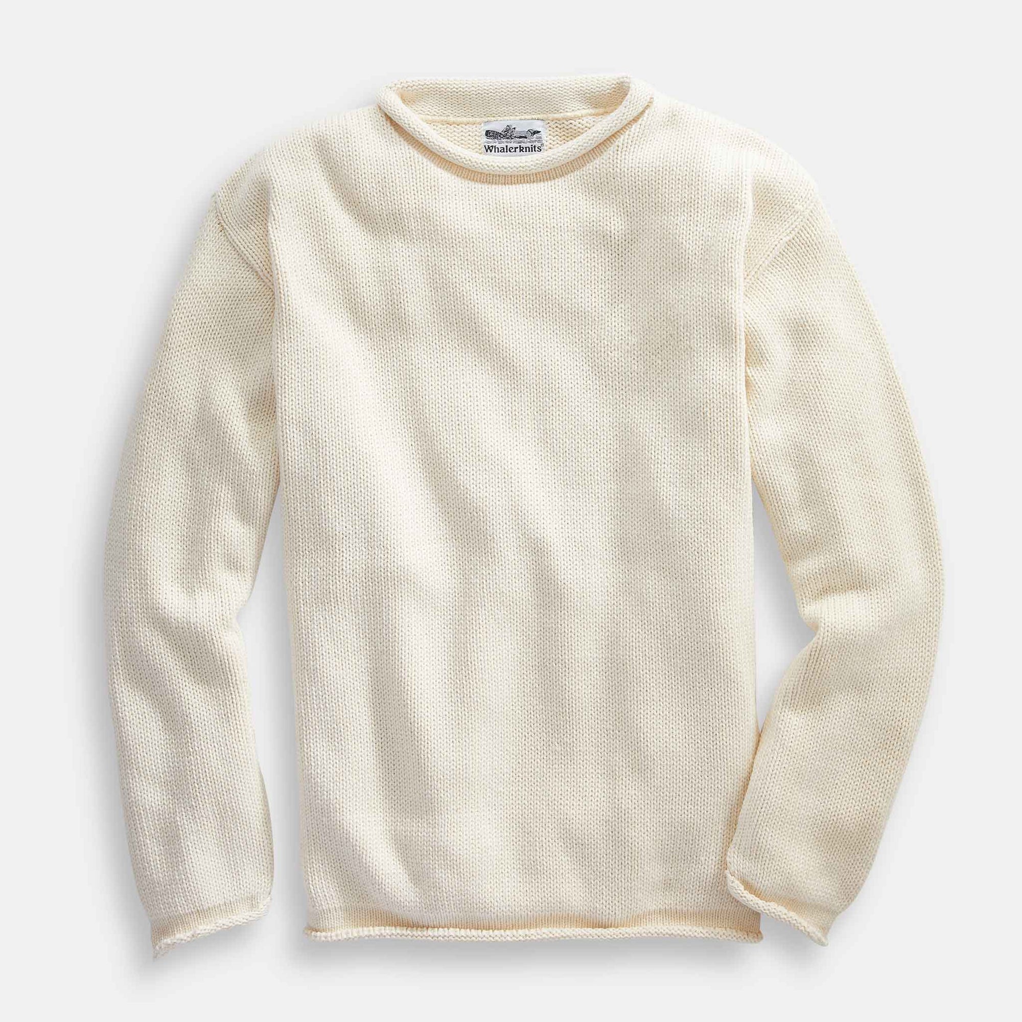 Whalerknits Sweaters XS / Natural Wellfleet Rollneck Sweater #Color_Natural