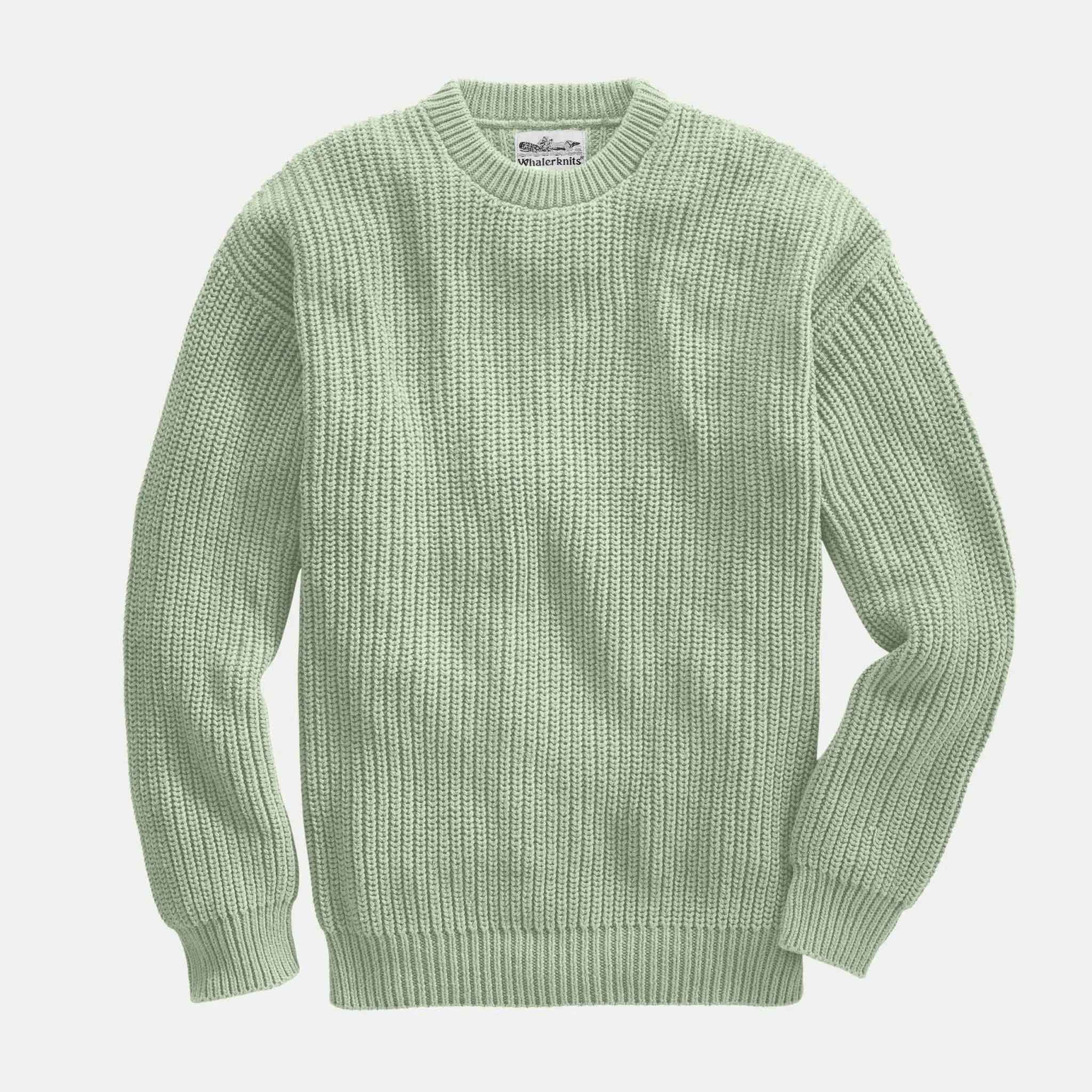 Newport Shaker Crewneck - Heavy Cotton | Whalerknits