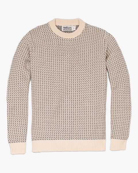 Sakonnet Birdseye Crewneck - Cotton Knit | Whalerknits