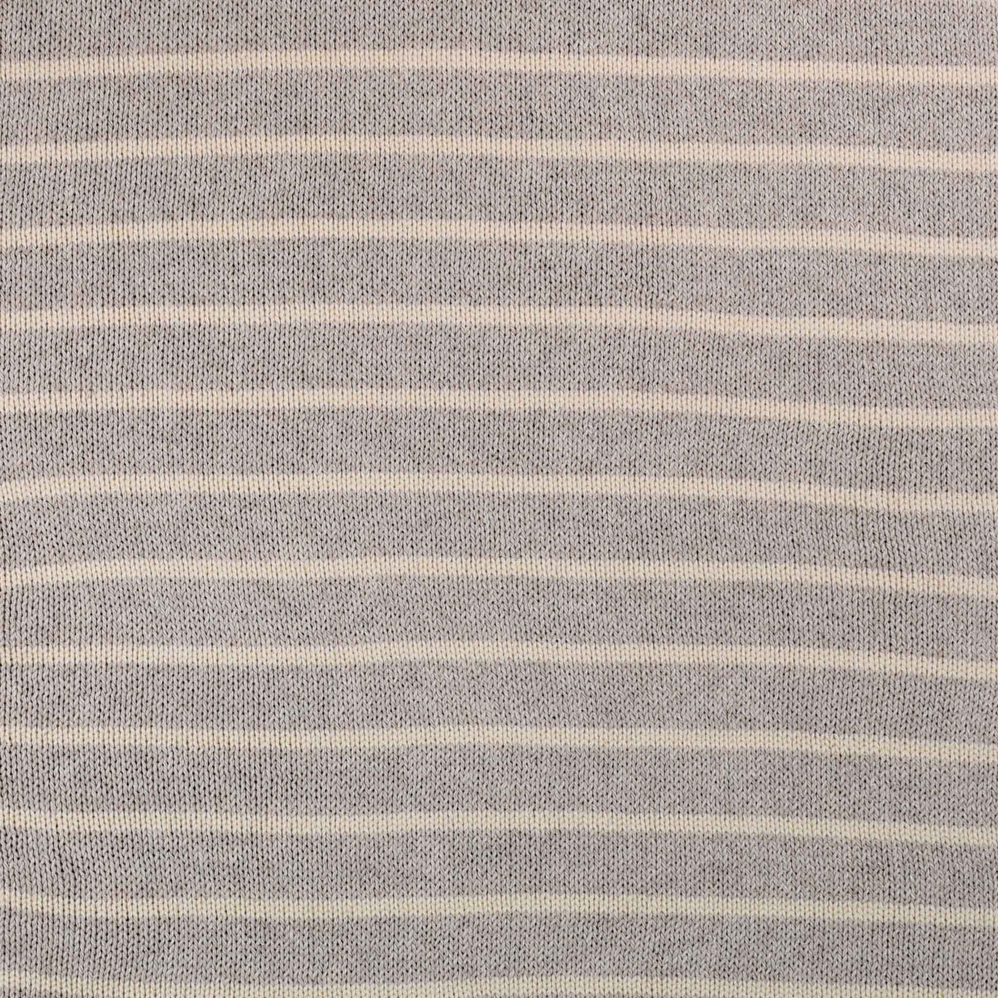 Whalerknits Throws Linen & Natural Mariner Striped Throw - 60" x 40" #Color_Linen / Natural
