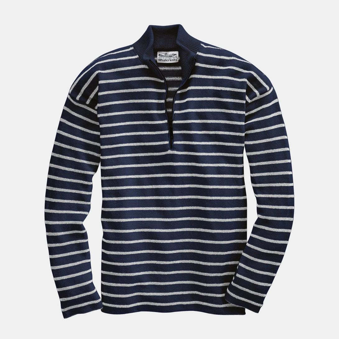 Nantucket Classic 1/4 Zip Sweater - Merrow Knits - USA made Knit Products