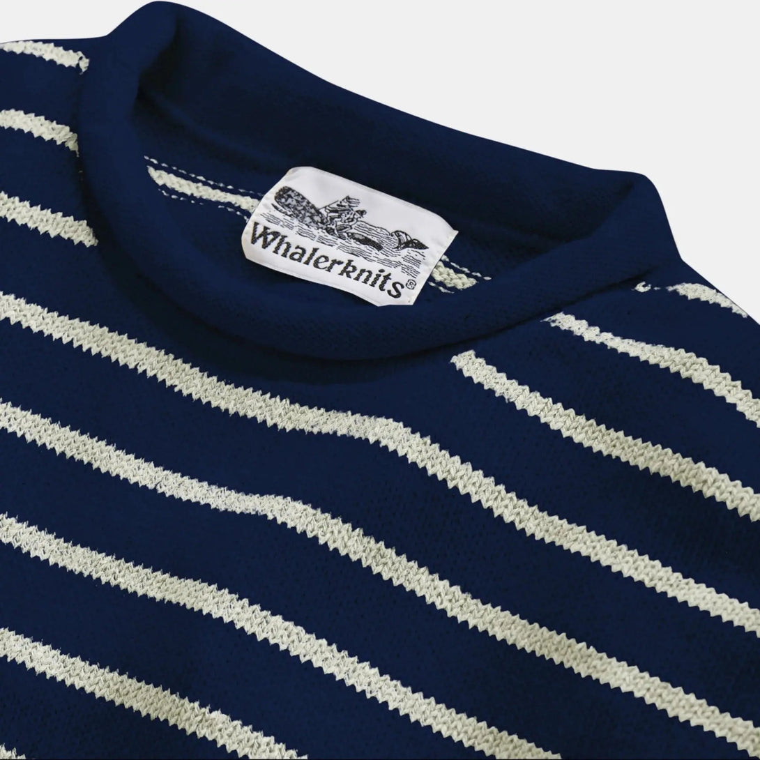 Nantucket Rollneck Sweater - Merrow Knits - USA made Knit Products