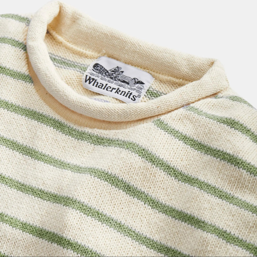 Nantucket Rollneck Sweater - Merrow Knits - USA made Knit Products