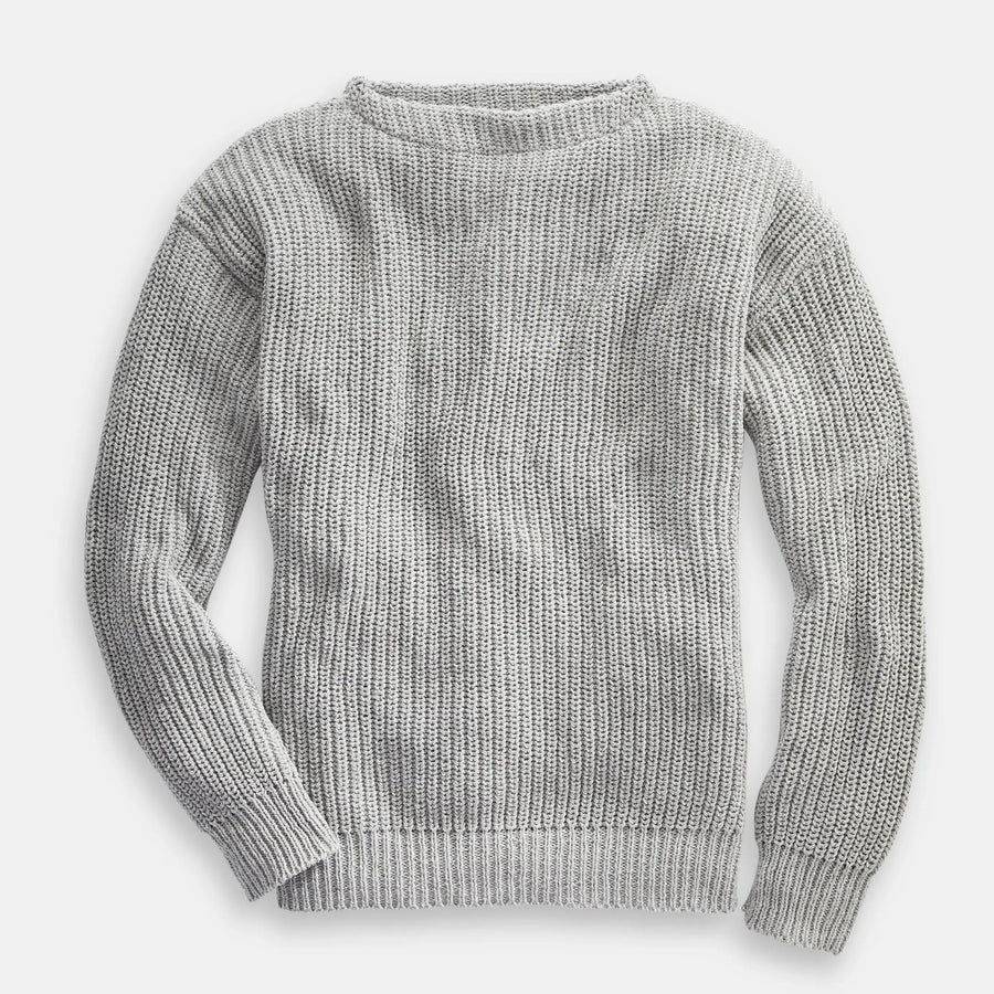 Newport Boatneck Sweater - Merrow Knits - USA made Knit Products