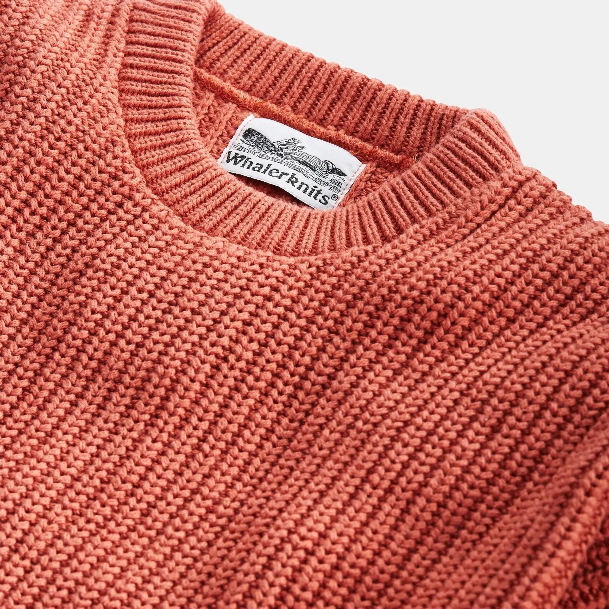 Newport Shaker Knit Crewneck Sweater Made in New England