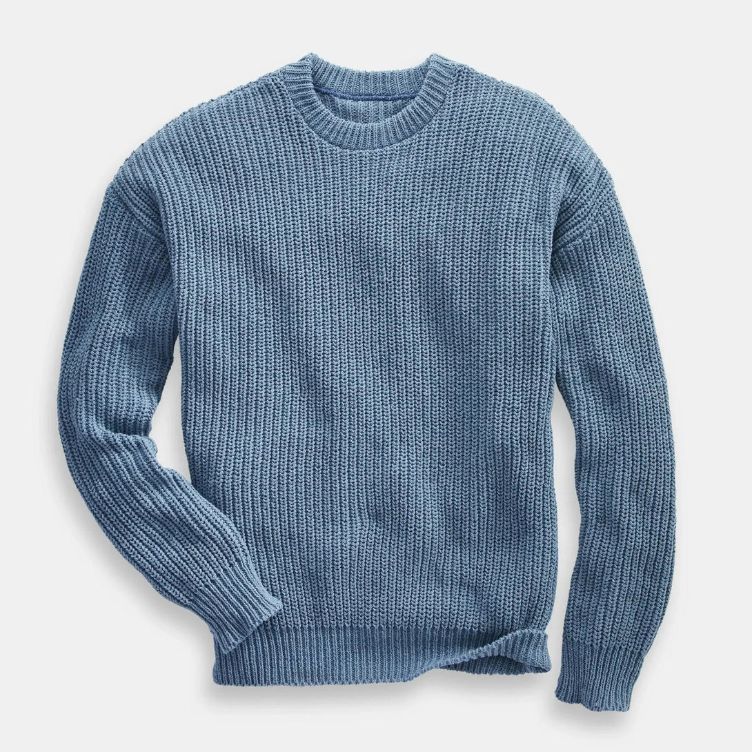 Newport Crewneck Sweater - Merrow Knits - USA made Knit Products